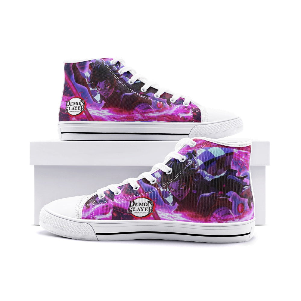 Demon Slayer (Unisex High Top Canvas Shoes)