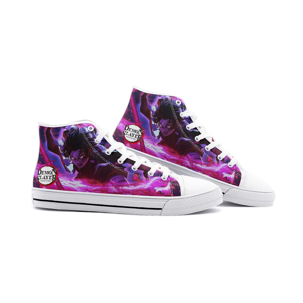 Demon Slayer (Unisex High Top Canvas Shoes)