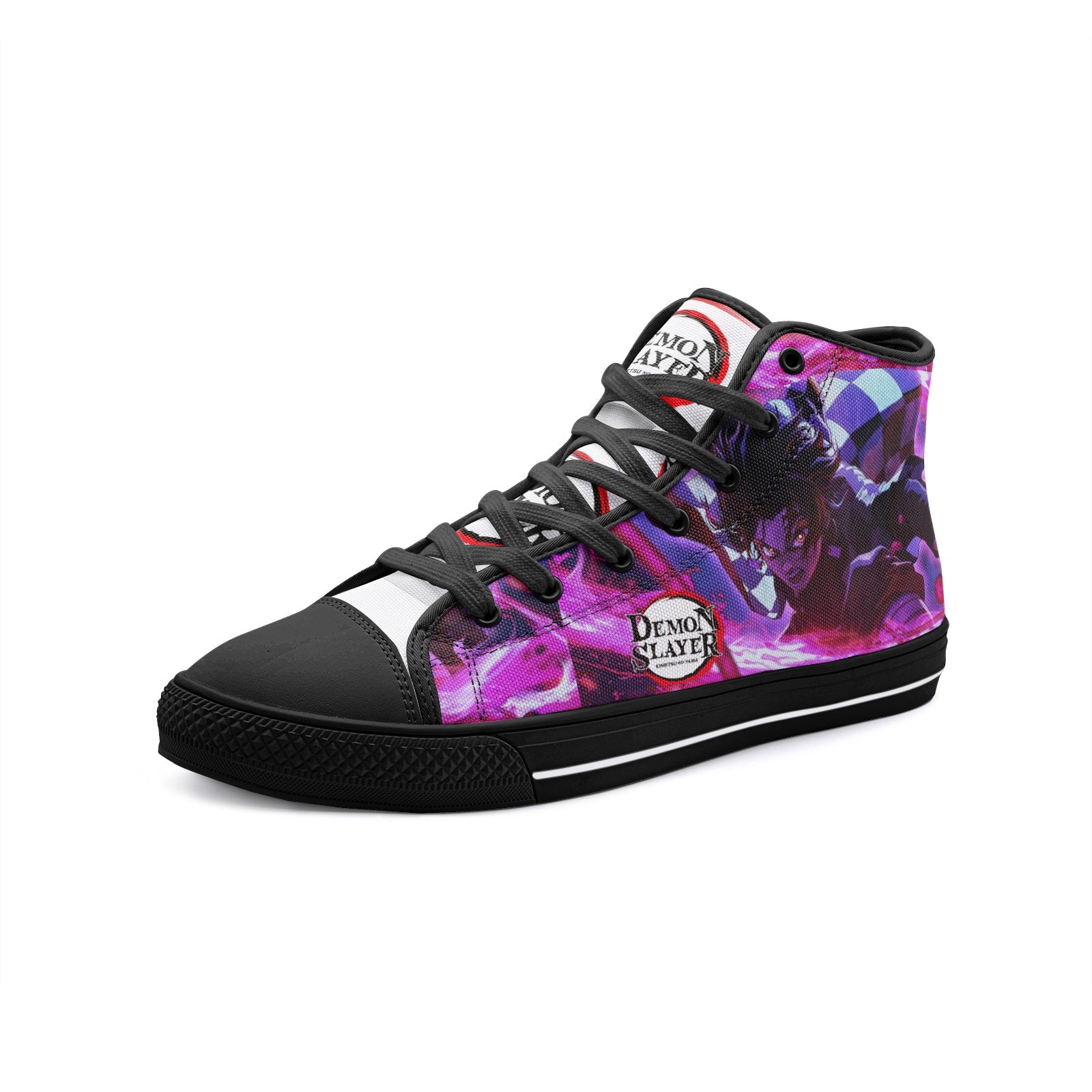 Demon Slayer (Unisex High Top Canvas Shoes)