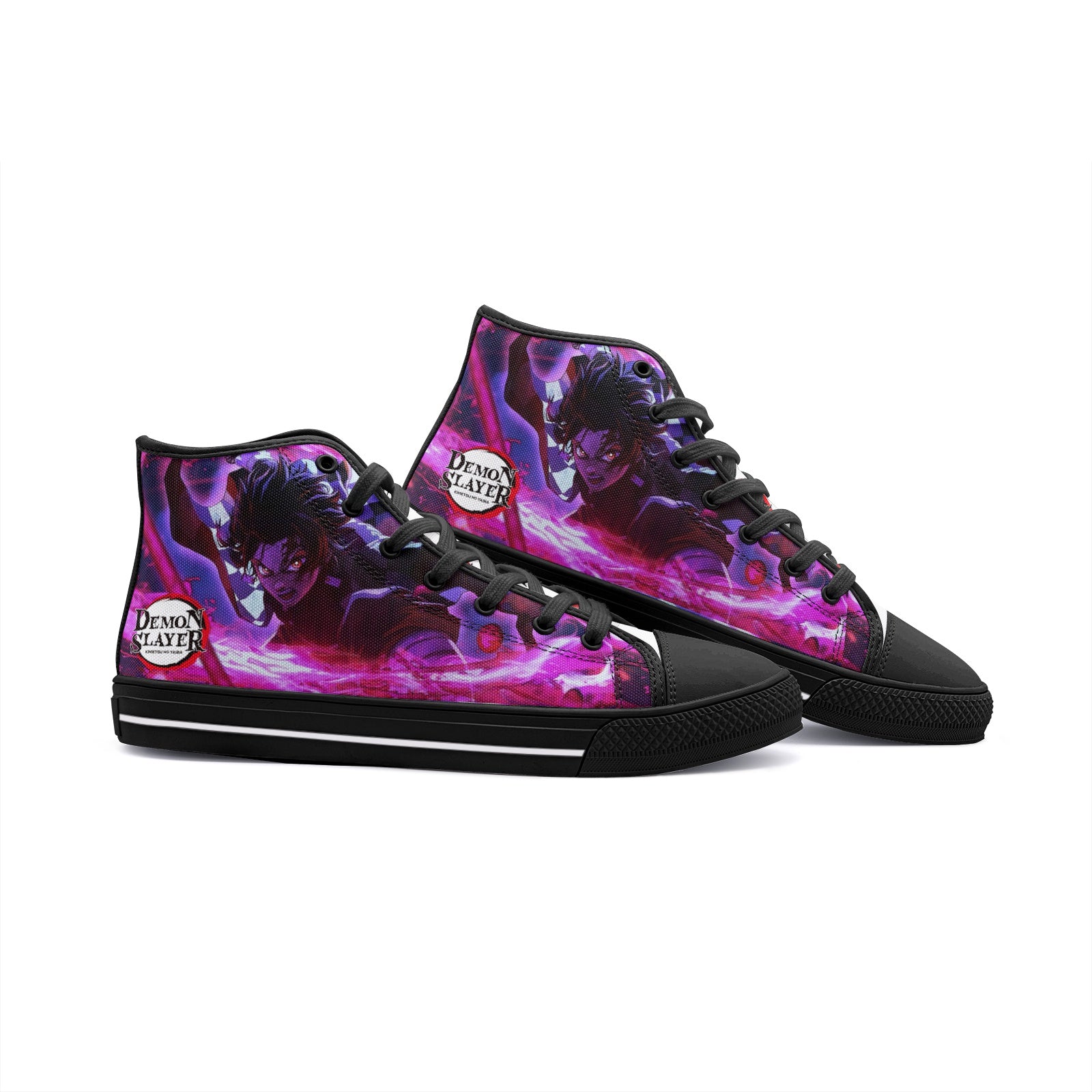 Demon Slayer (Unisex High Top Canvas Shoes)