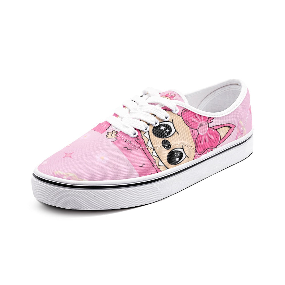 Labubu (Unisex Canvas Shoes Fashion Low Cut Loafer Sneakers)