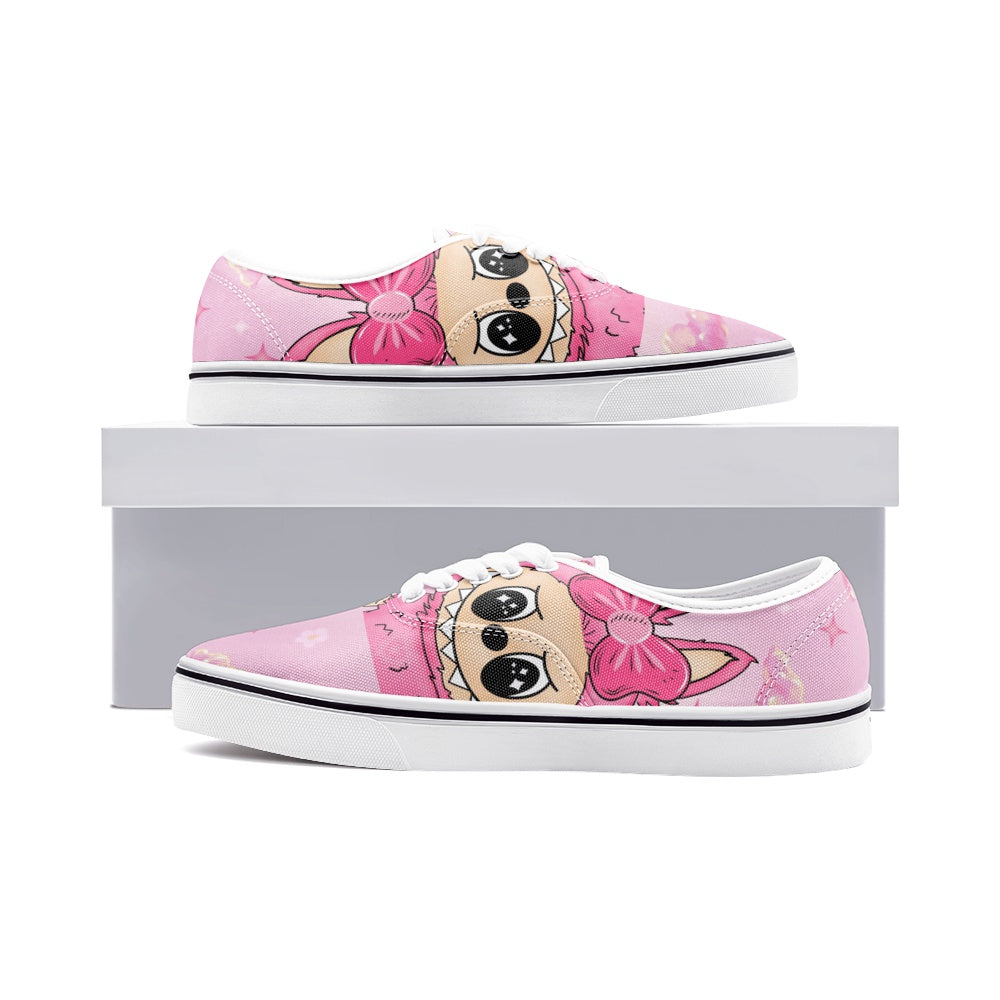 Labubu (Unisex Canvas Shoes Fashion Low Cut Loafer Sneakers)