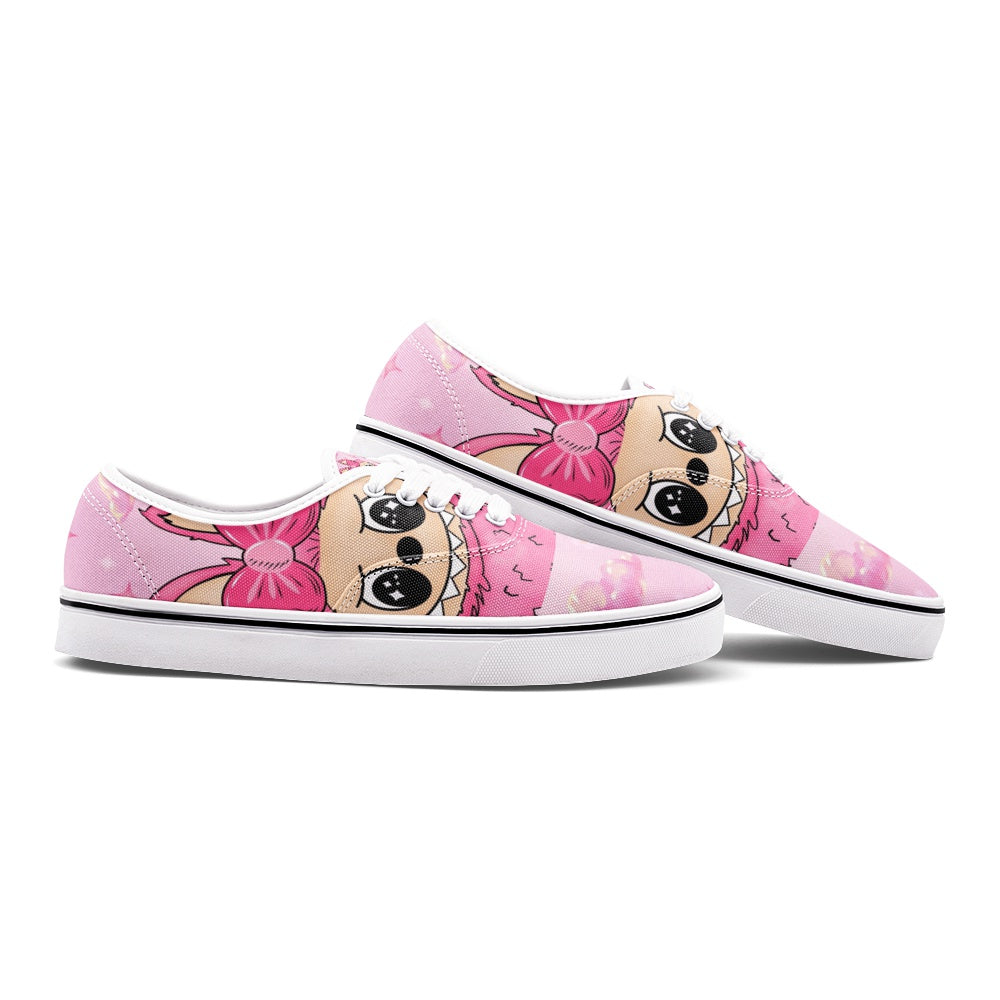 Labubu (Unisex Canvas Shoes Fashion Low Cut Loafer Sneakers)