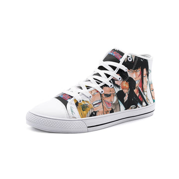 Bleach (Unisex High Top Canvas Shoes)