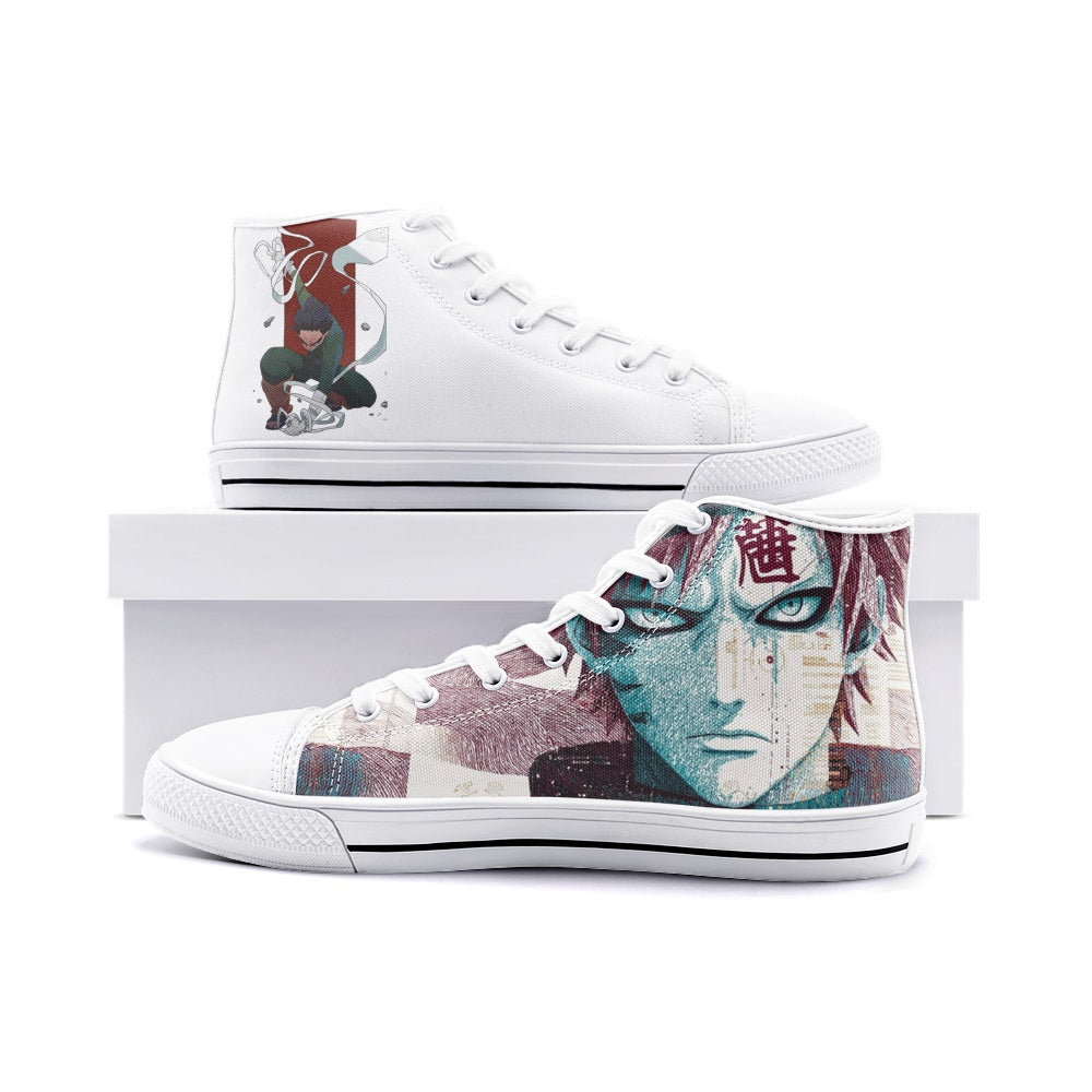 Gaara-Lee (Unisex High Top Canvas Shoes)
