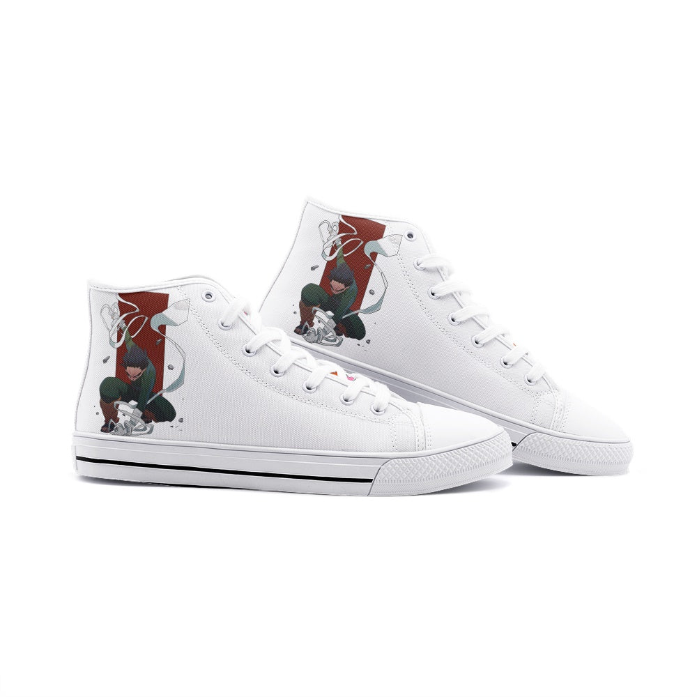 Gaara-Lee (Unisex High Top Canvas Shoes)