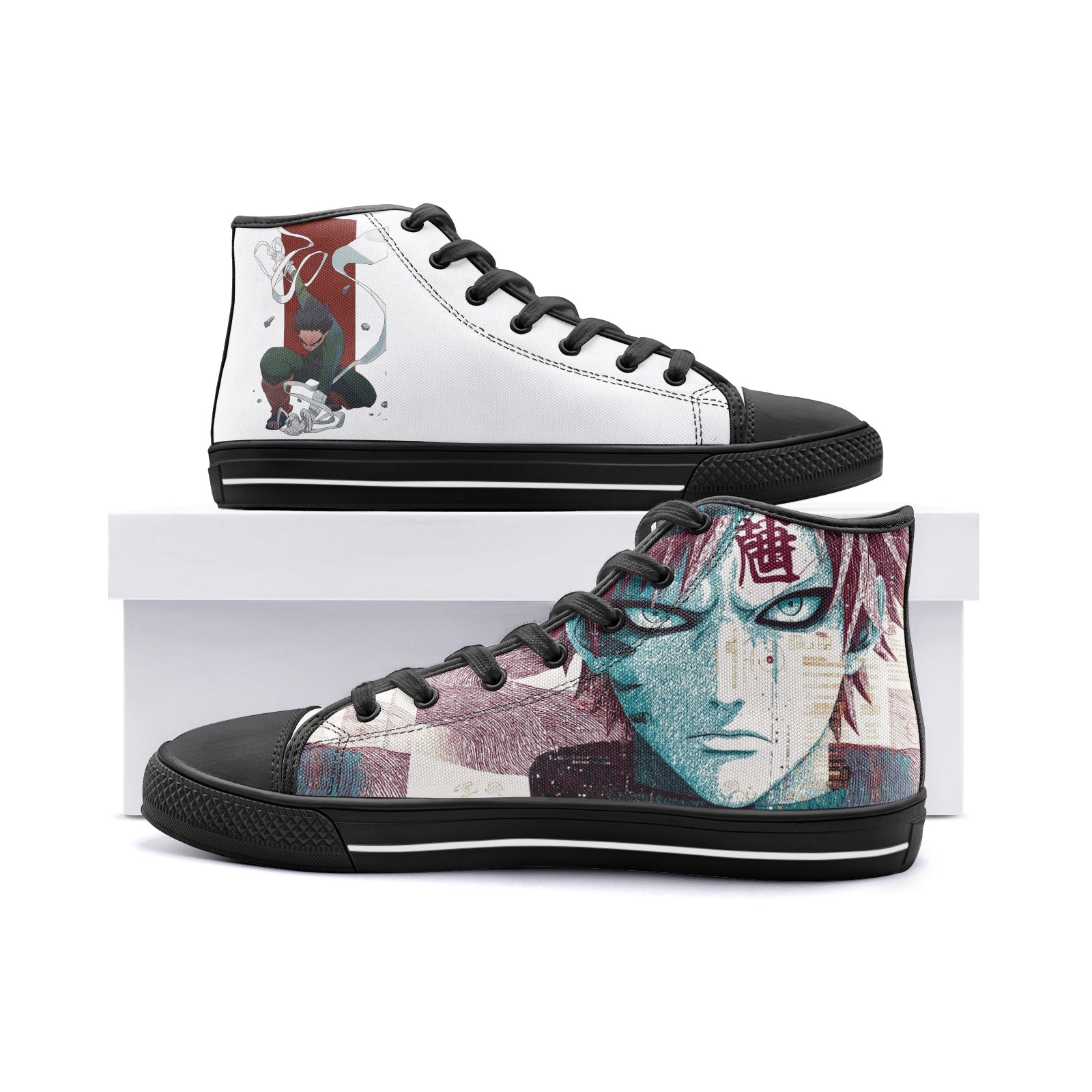 Gaara-Lee (Unisex High Top Canvas Shoes)