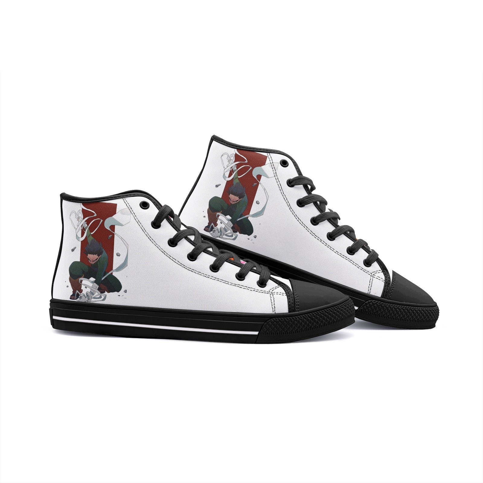 Gaara-Lee (Unisex High Top Canvas Shoes)