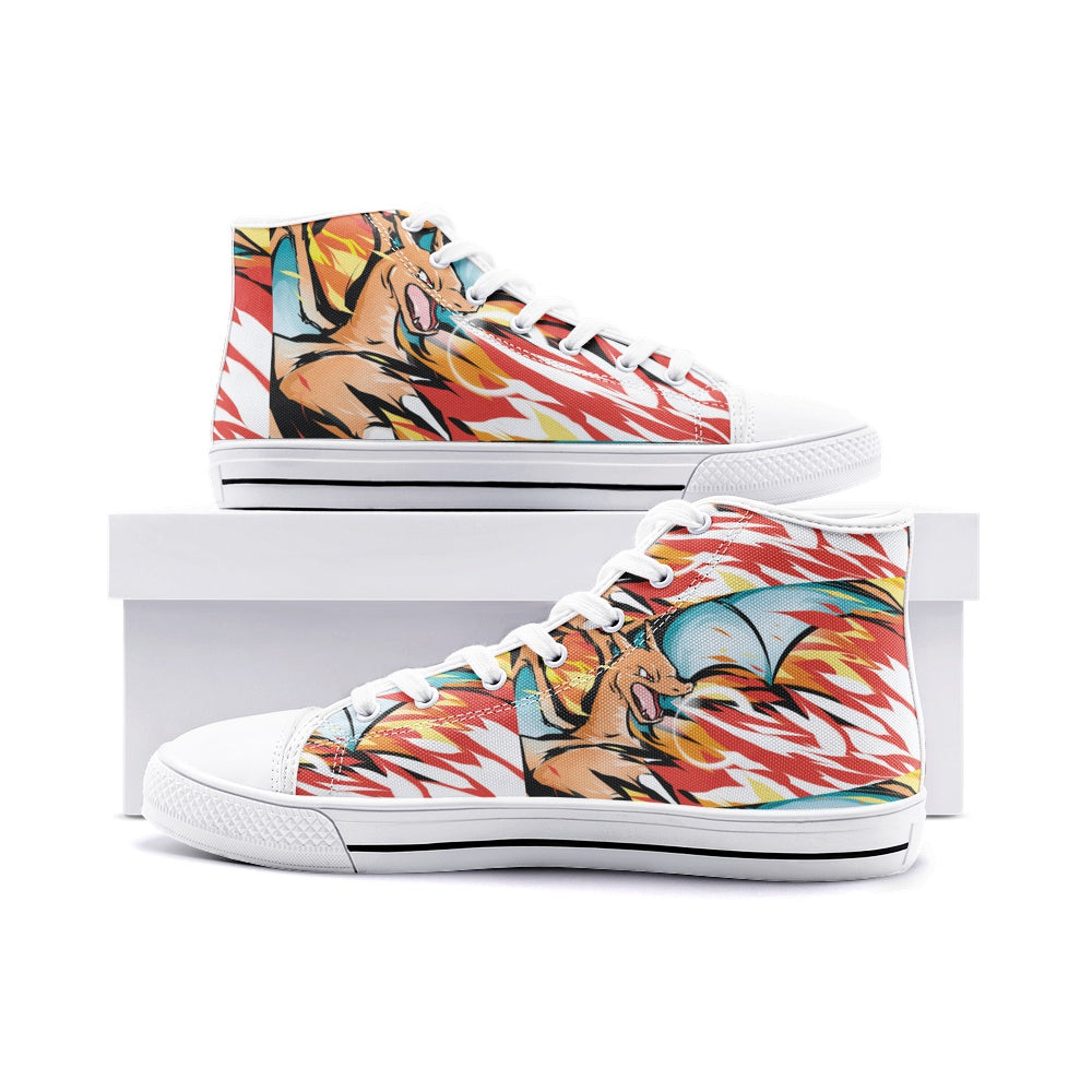 Pokemon (Unisex High Top Canvas Shoes)