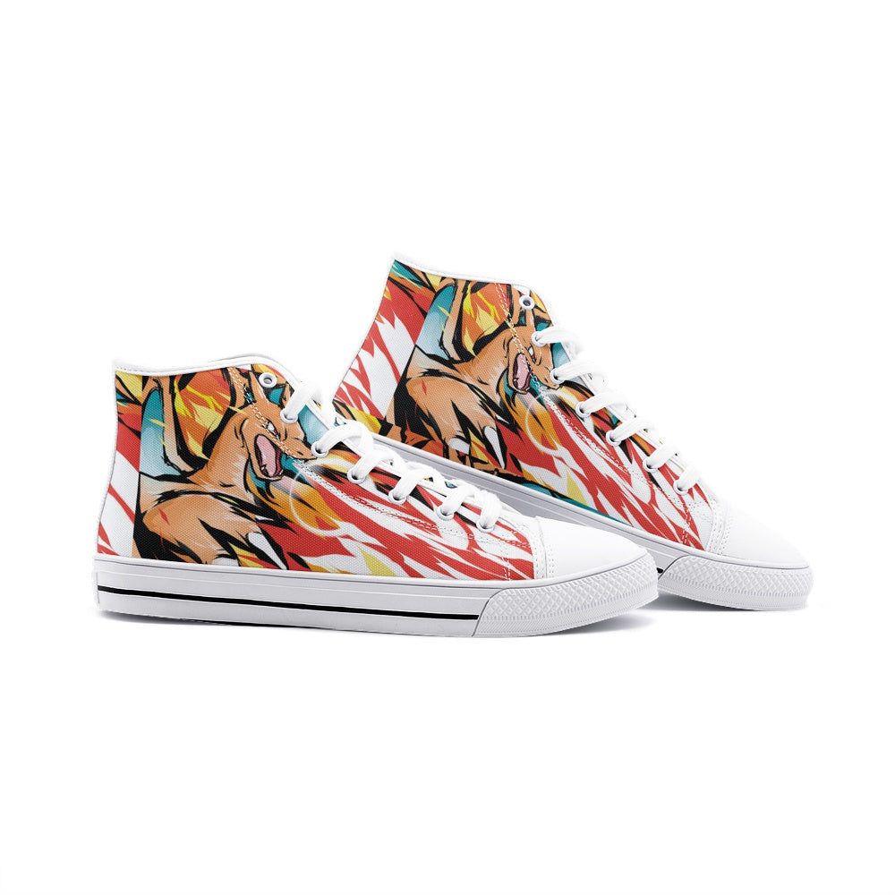 Pokemon (Unisex High Top Canvas Shoes)