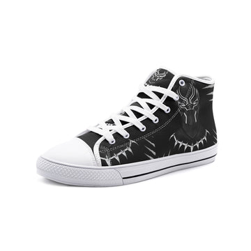 BlackXPanther (Unisex High Top Canvas Shoes)