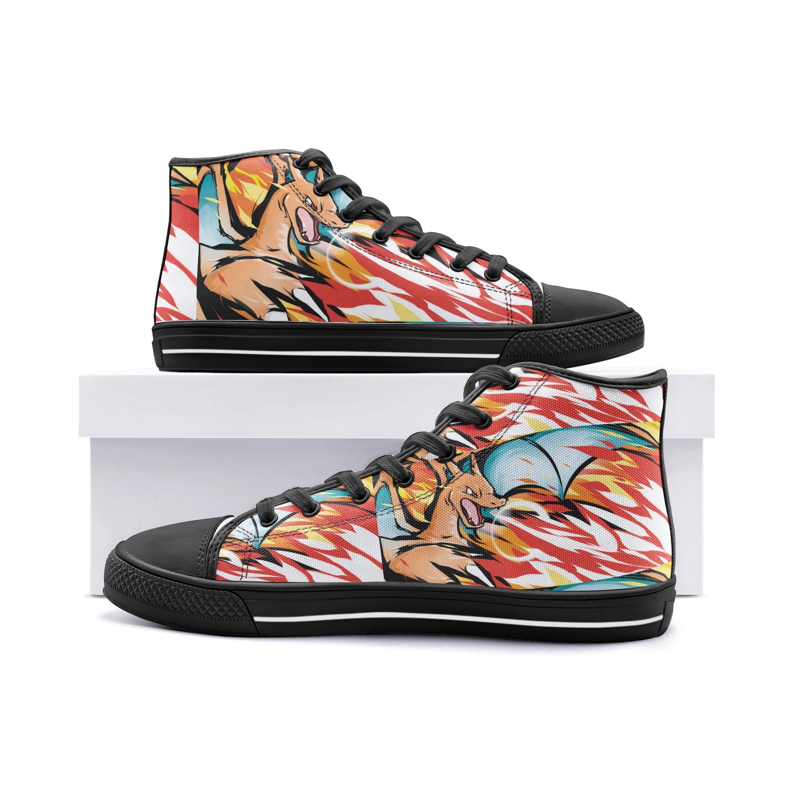 Pokemon (Unisex High Top Canvas Shoes)