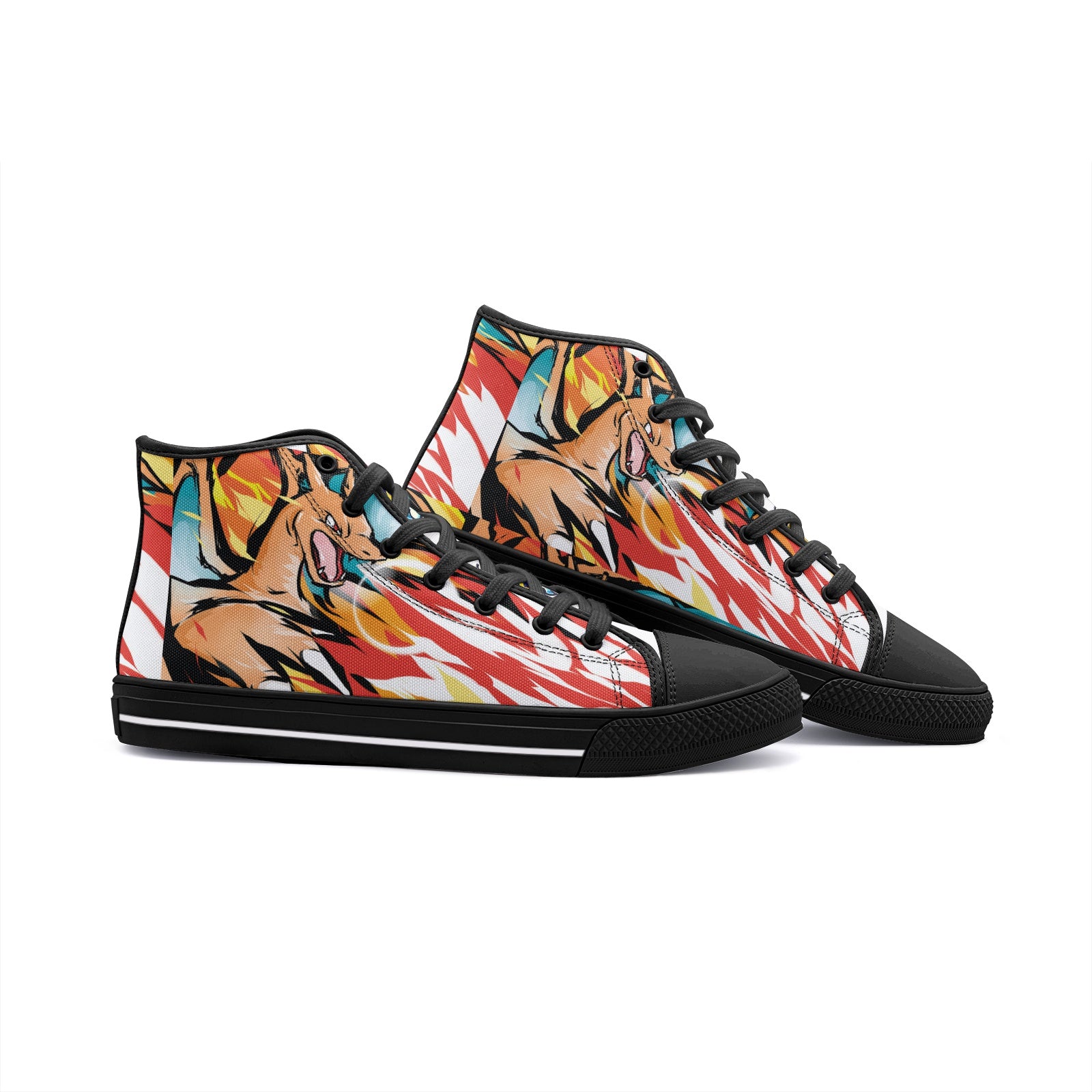 Pokemon (Unisex High Top Canvas Shoes)