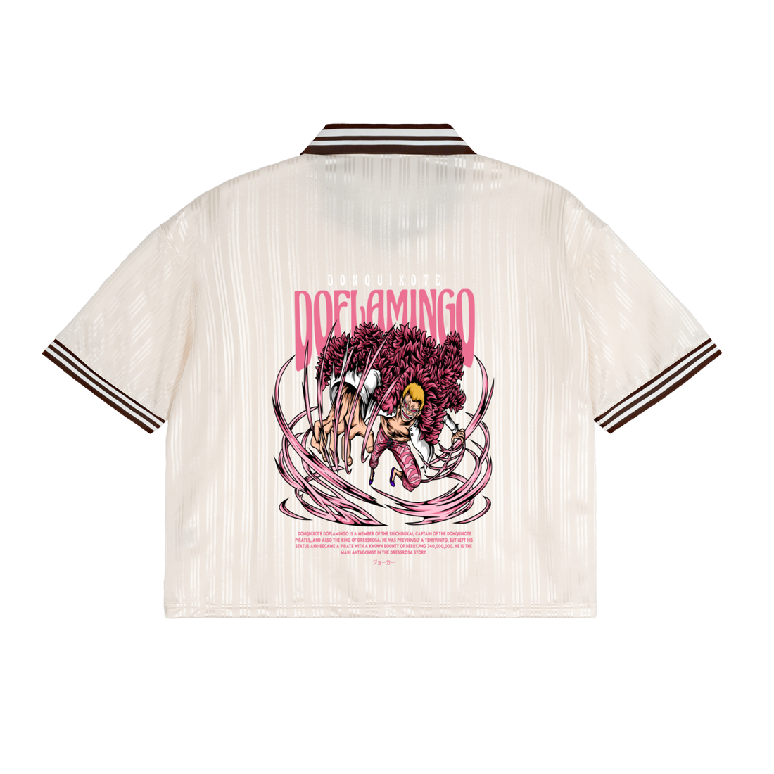 Contrast Stripes Polo Collar T-Shirt