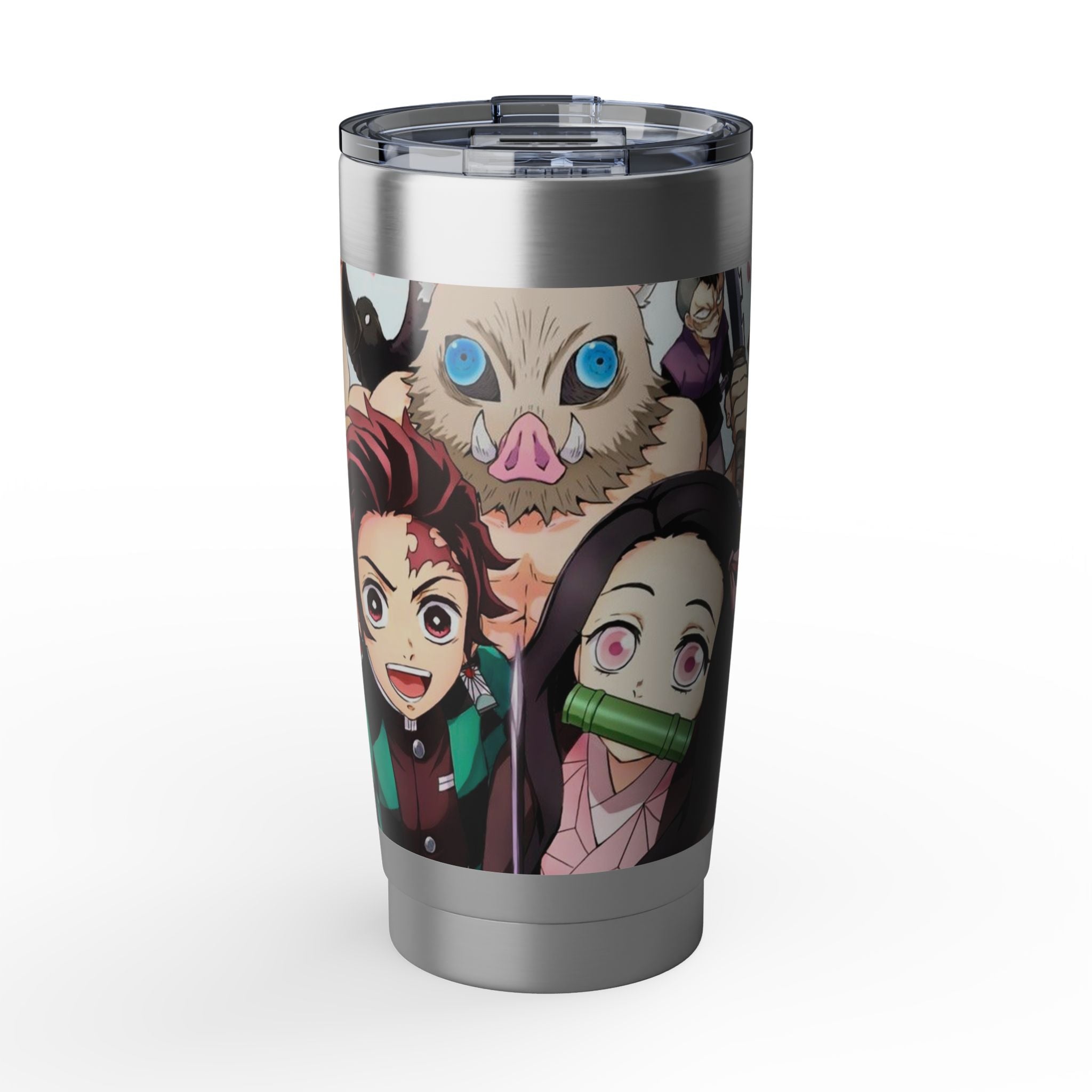 Demon Slayer Chibi Characters Tumbler | Anime 20oz Travel Cup