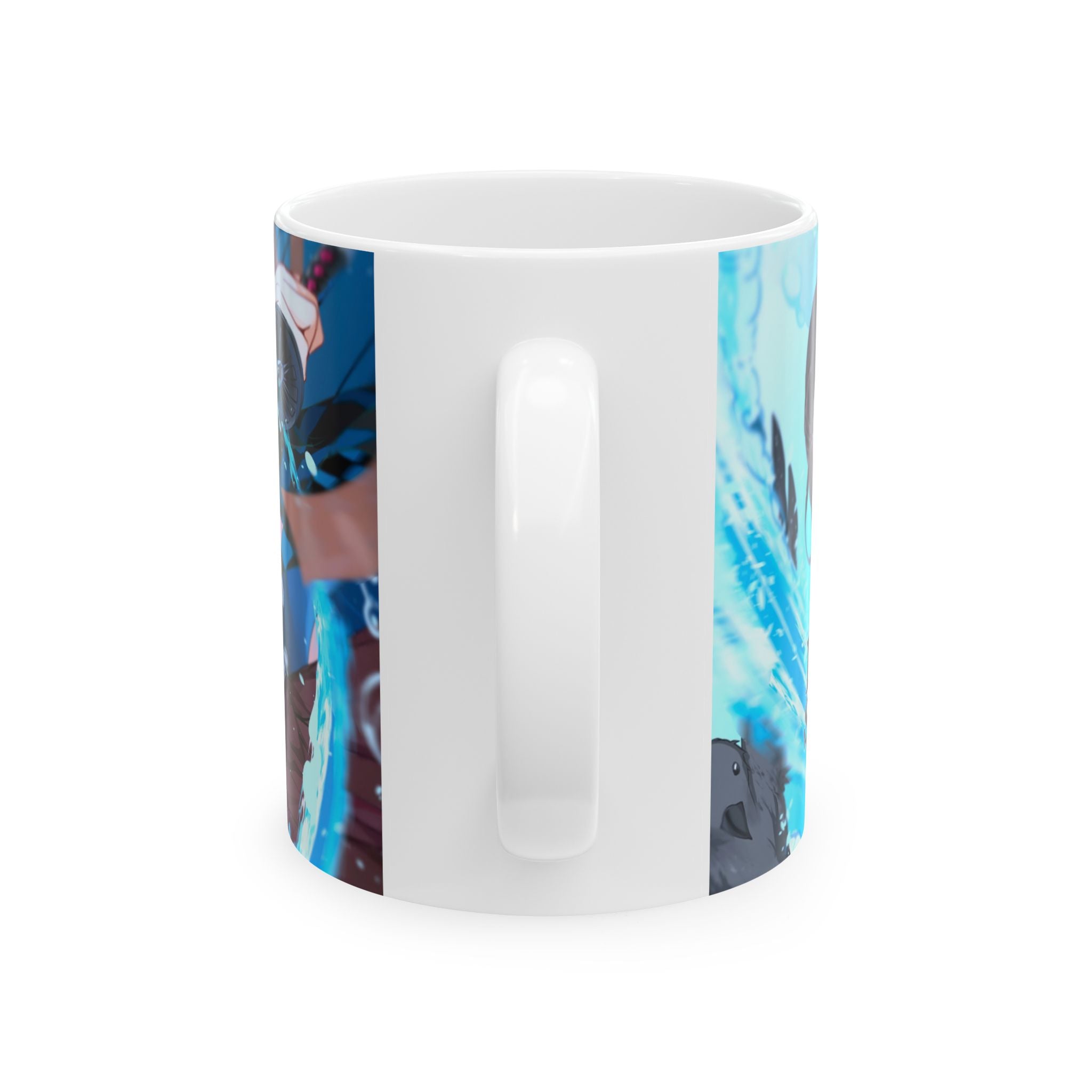 Anime-Inspired Ceramic Mug, Gift for Fans, Hot Beverage Cups, Collectible Drinkware, Cosplay Accessories, Demon Slayer Theme