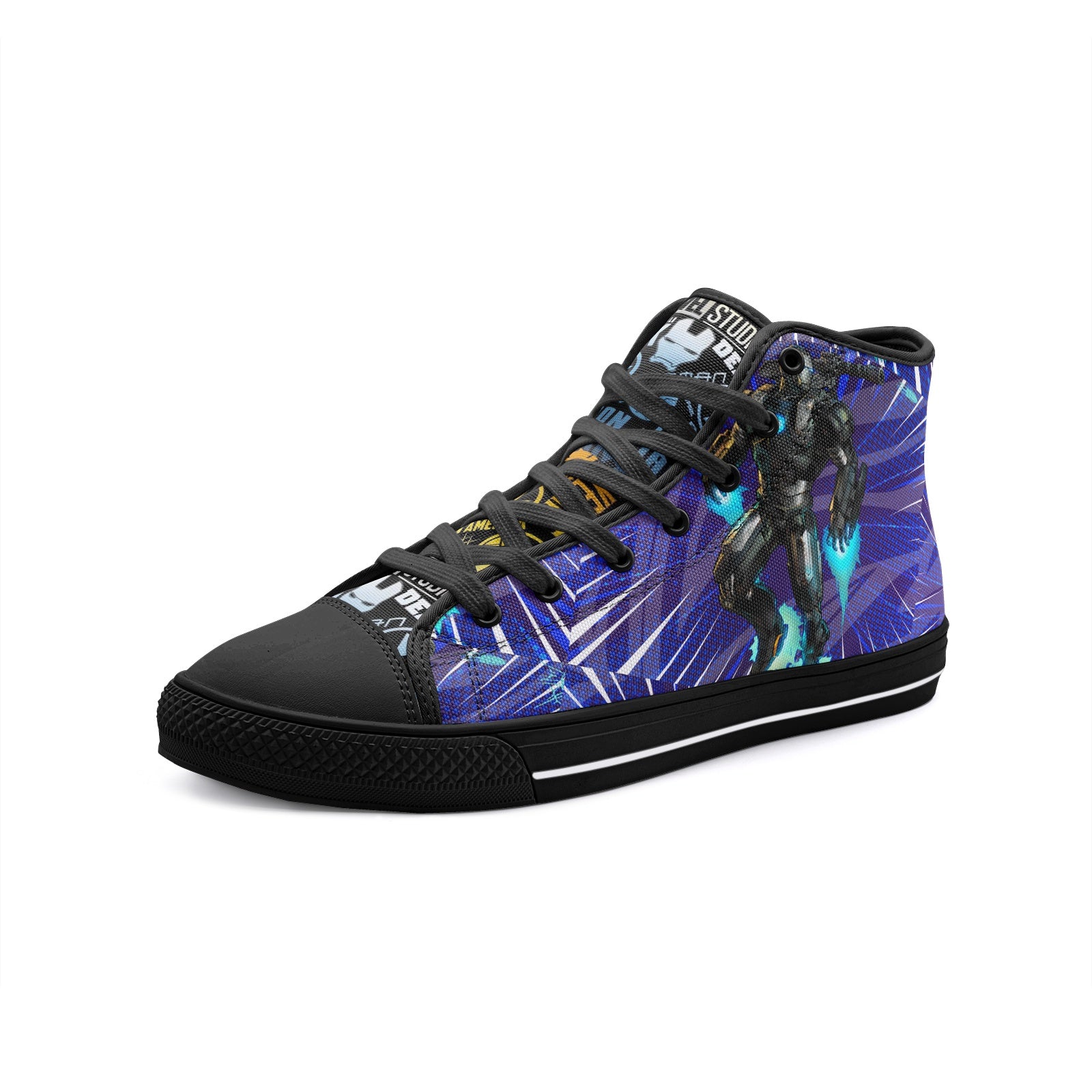 War Machine- Marvel (Unisex High Top Canvas Shoes)