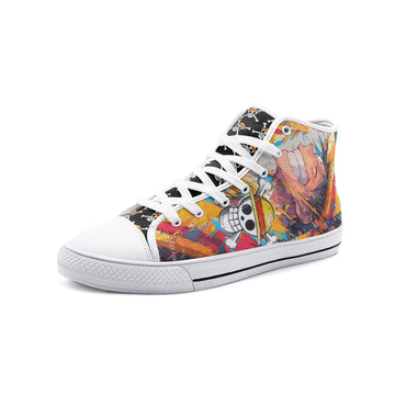 Luffy (Unisex High Top Canvas Shoes)