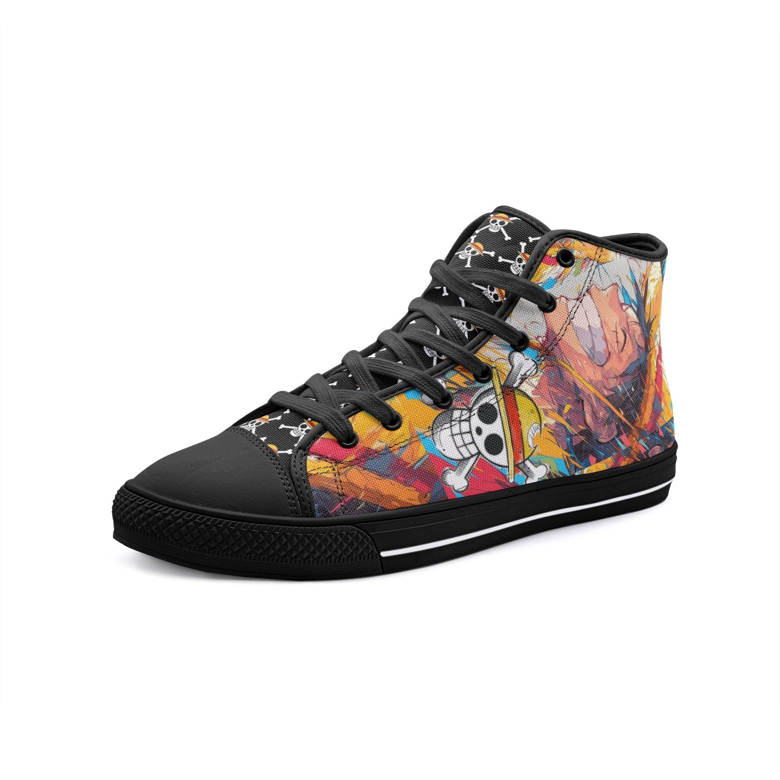 Luffy (Unisex High Top Canvas Shoes)
