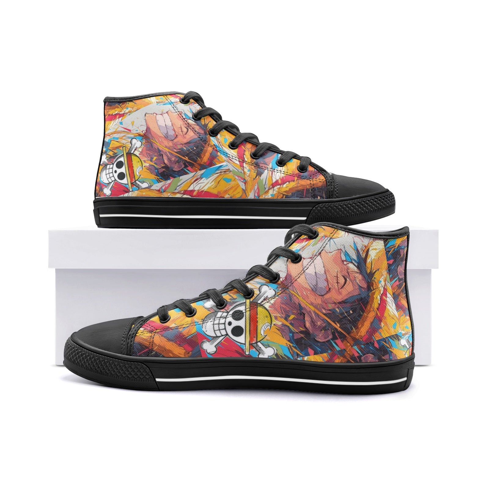 Luffy (Unisex High Top Canvas Shoes)