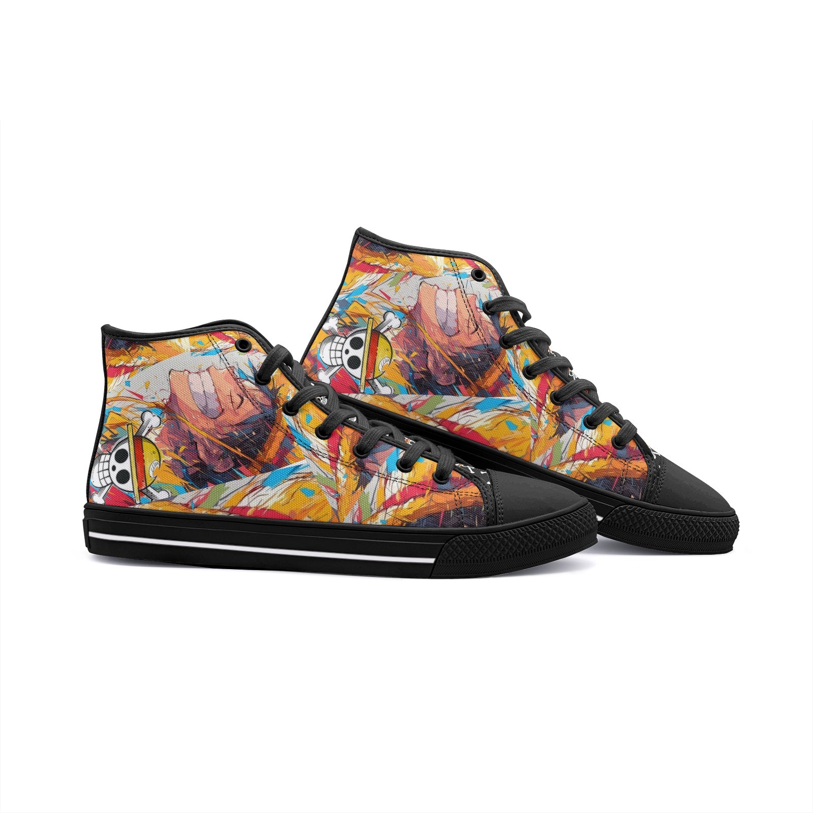 Luffy (Unisex High Top Canvas Shoes)
