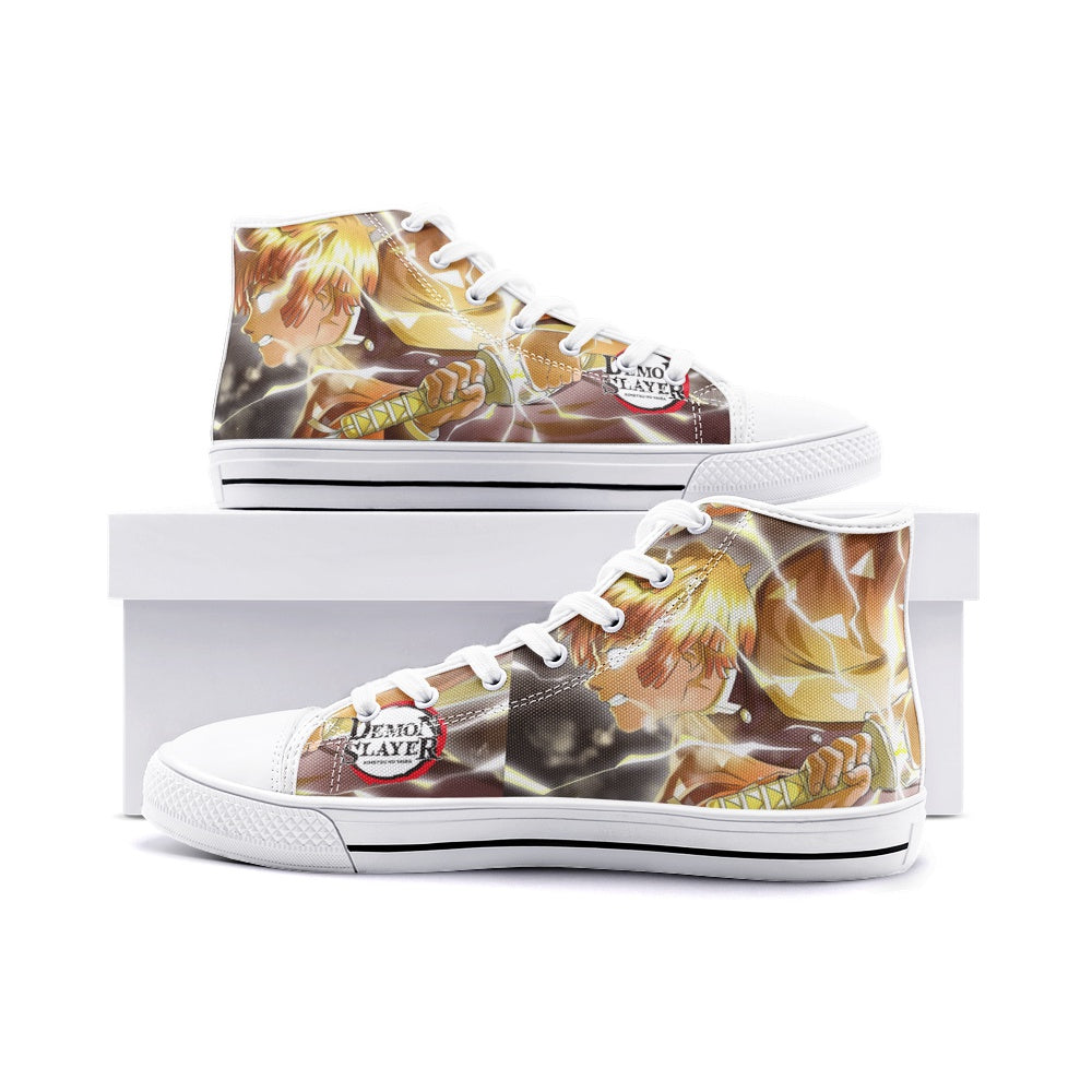 Zenitsu (Unisex High Top Canvas Shoes)