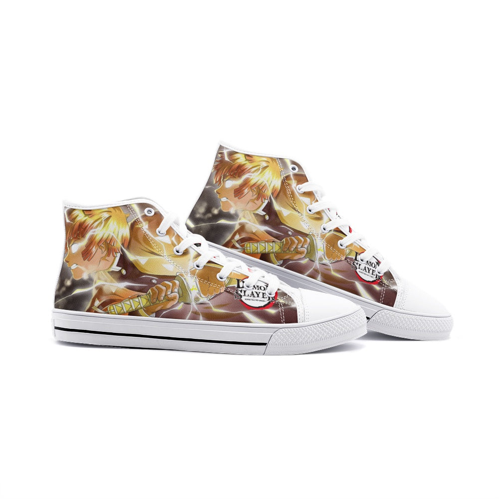 Zenitsu (Unisex High Top Canvas Shoes)