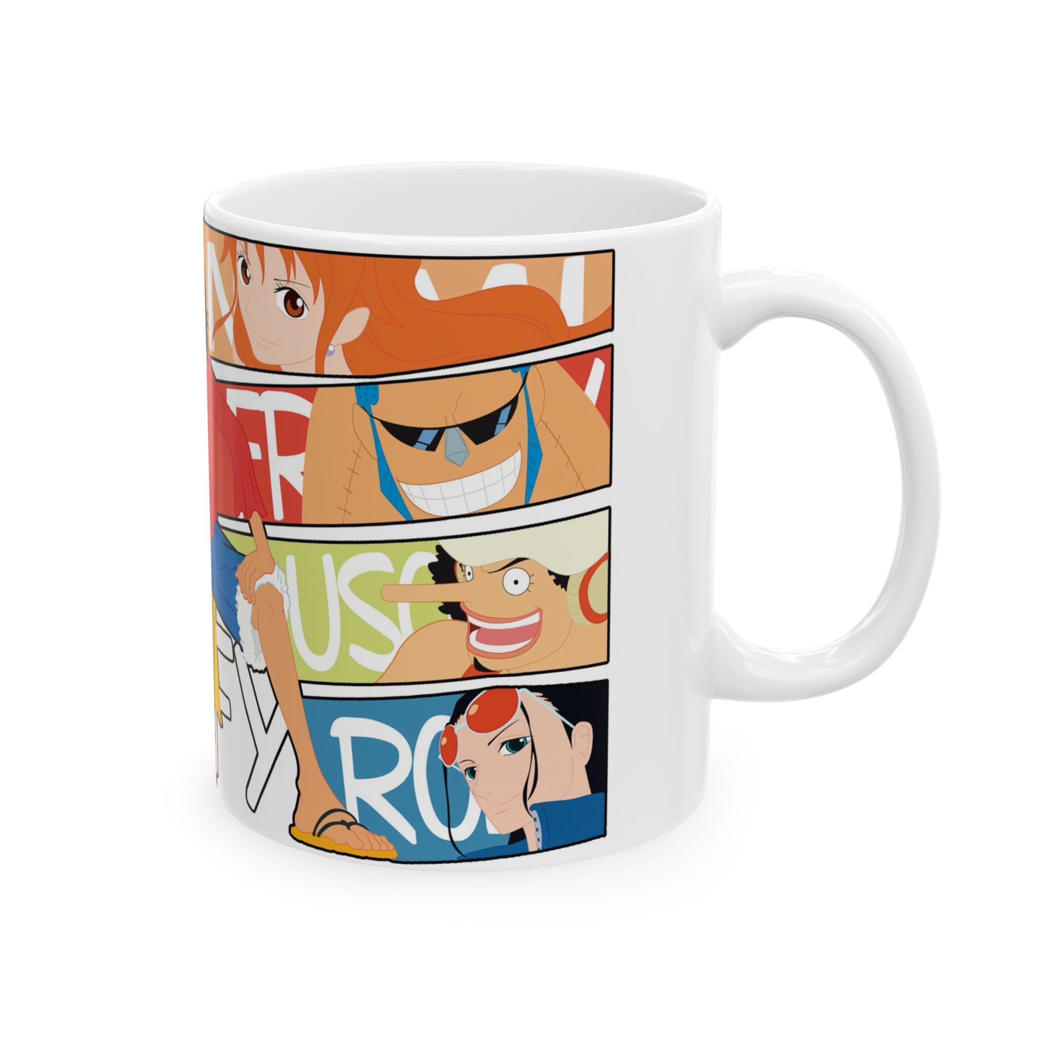 Anime-Inspired Ceramic Mug for Fans, Gift for Anime Lovers, 11oz/15oz Mug, Cute Anime Art Cup