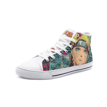 Uzu.Naruto (Unisex High Top Canvas Shoes)