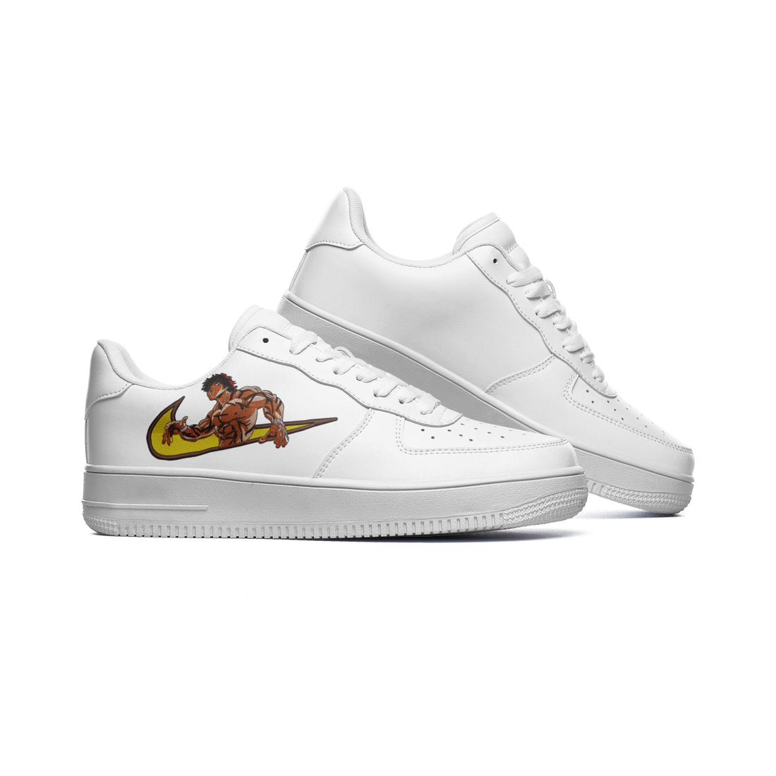 Anime Baki- Unisex Low Top Leather Sneakers
