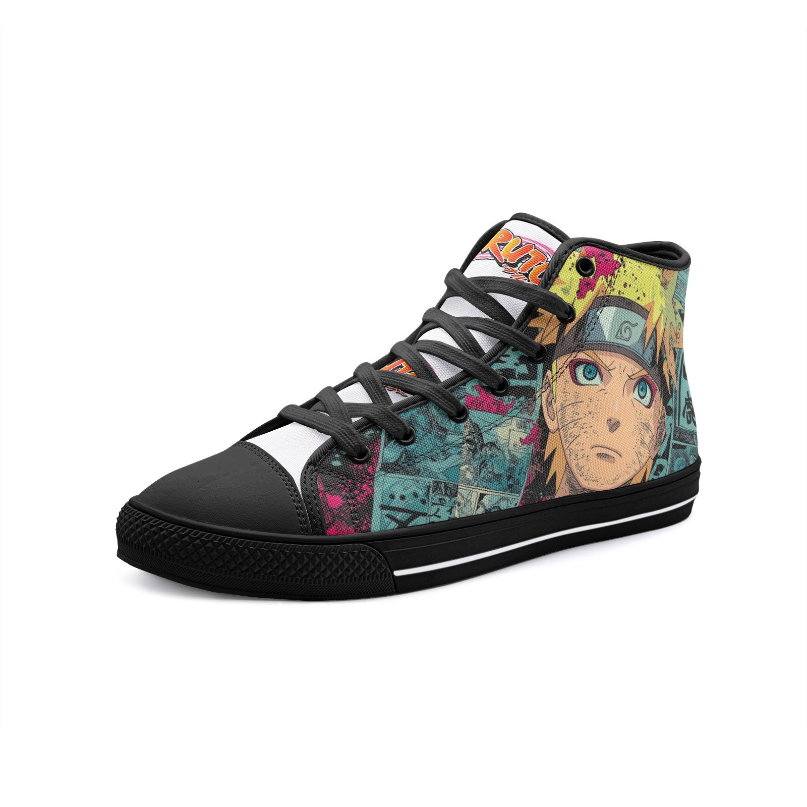 Uzu.Naruto (Unisex High Top Canvas Shoes)