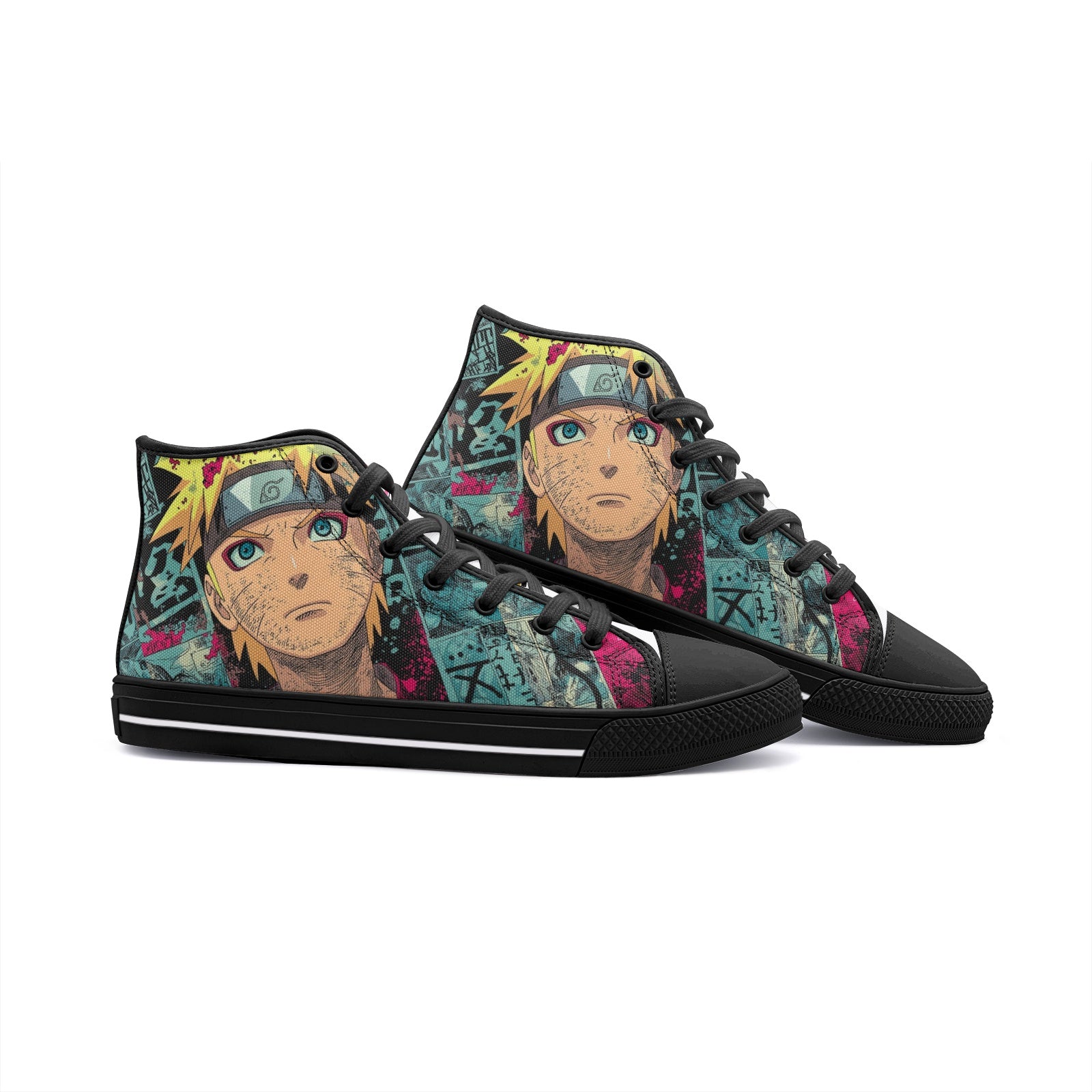 Uzu.Naruto (Unisex High Top Canvas Shoes)