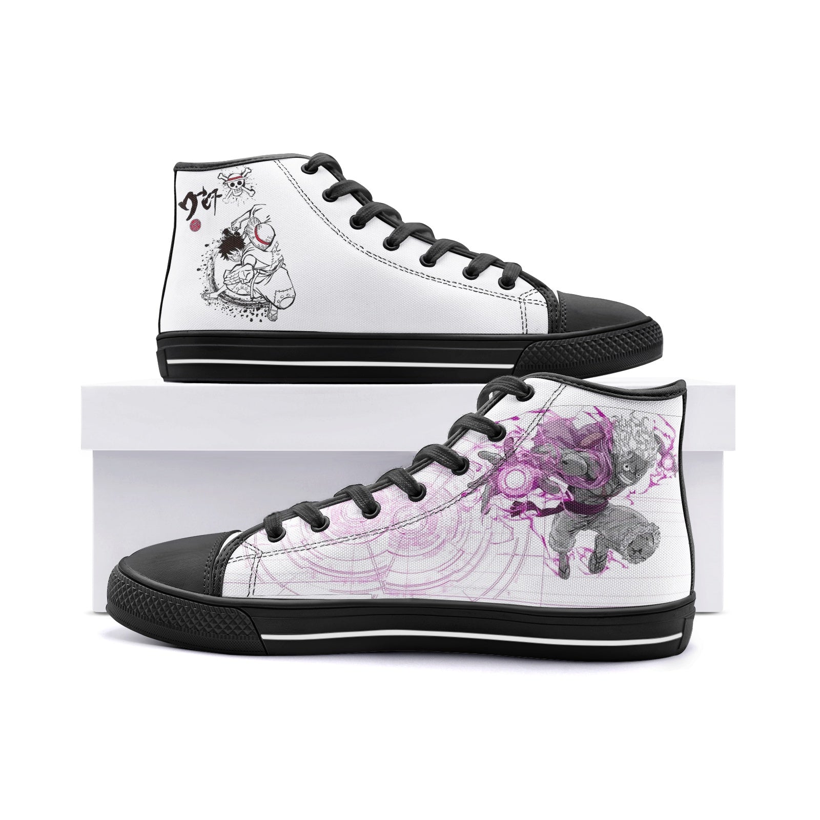 Luffy (Unisex High Top Canvas Shoes)