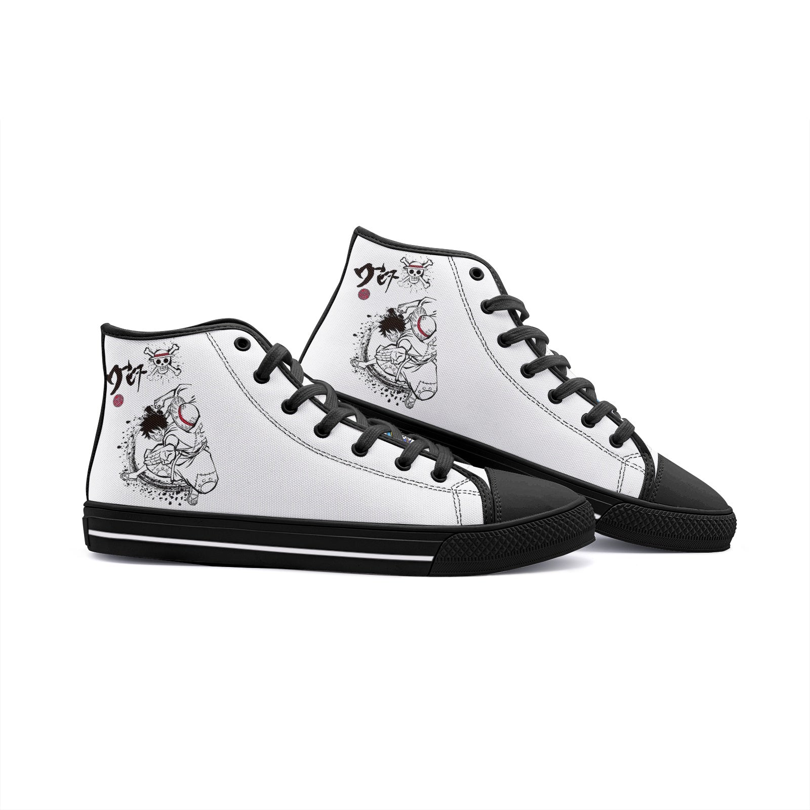 Luffy (Unisex High Top Canvas Shoes)