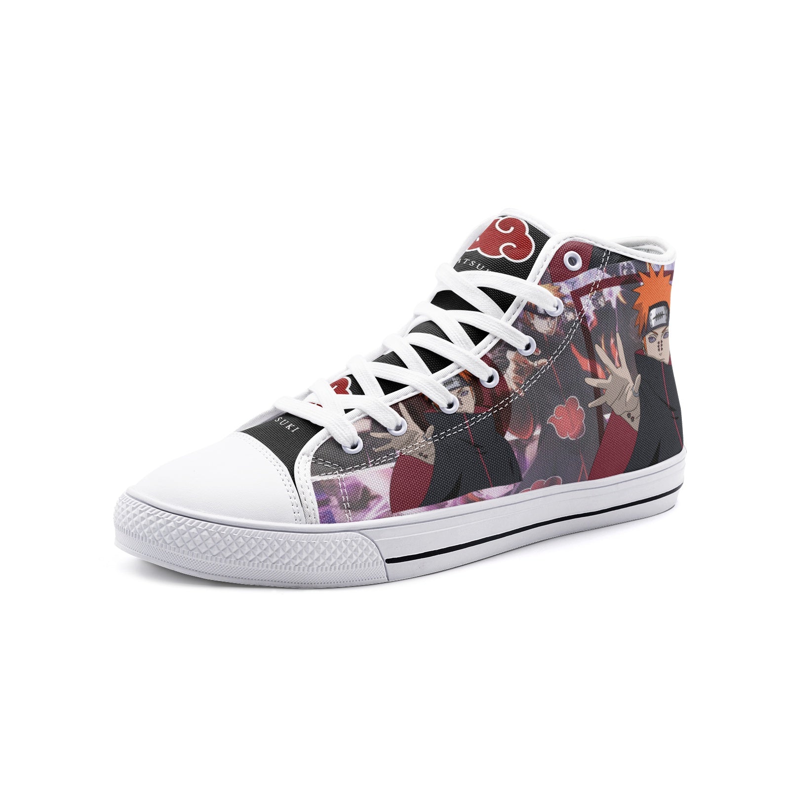 Akatsuki (Unisex High Top Canvas Shoes)