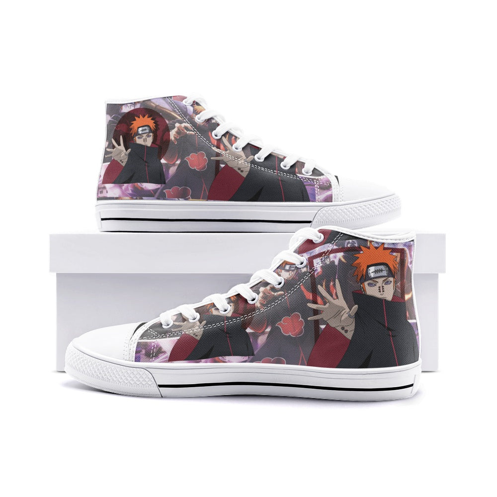 Akatsuki (Unisex High Top Canvas Shoes)