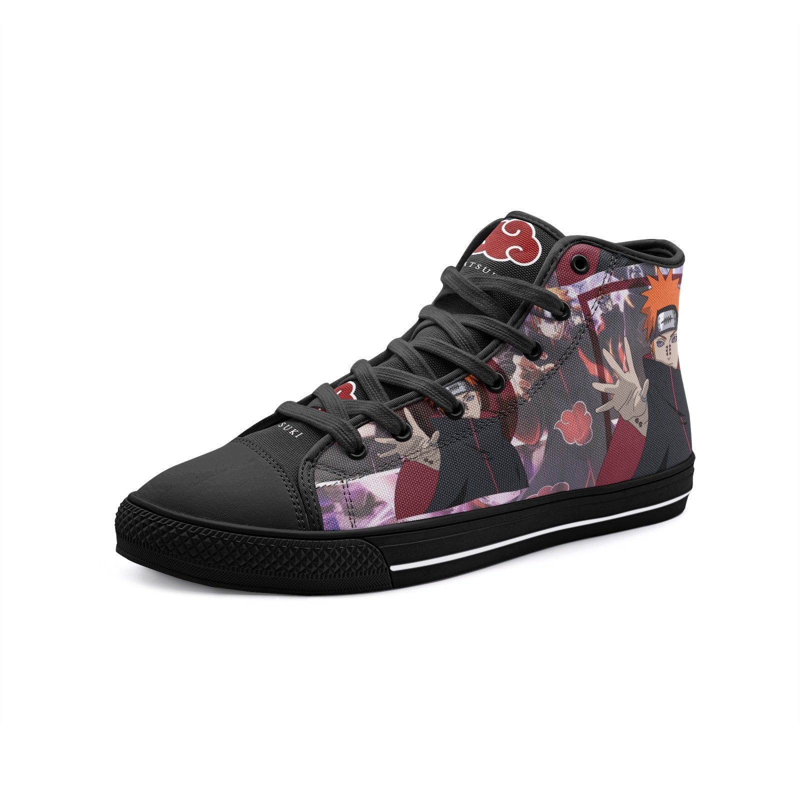 Akatsuki (Unisex High Top Canvas Shoes)