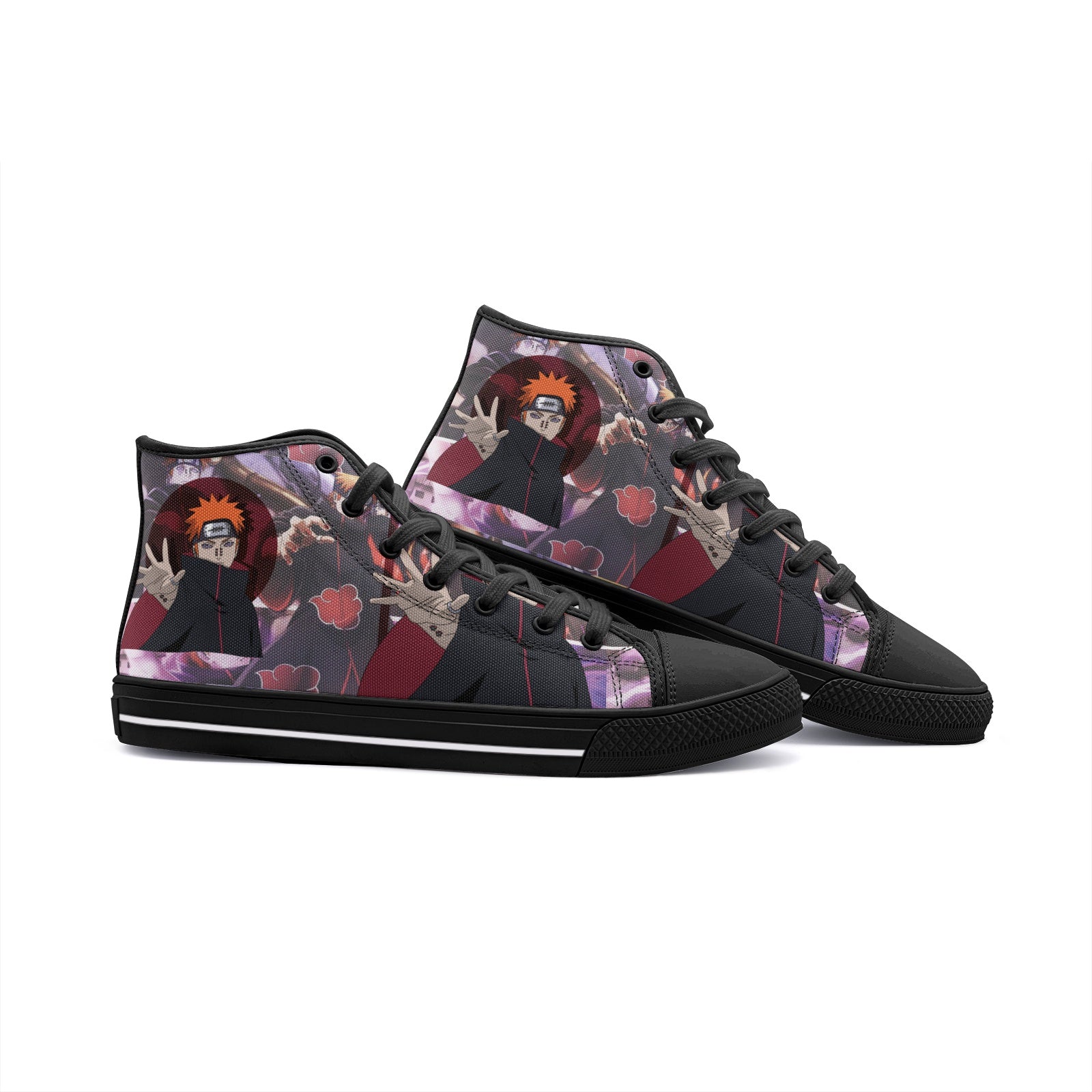 Akatsuki (Unisex High Top Canvas Shoes)
