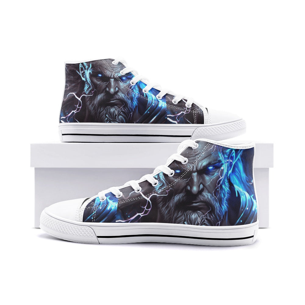 Thor custom Canvas (Unisex High Top Canvas Shoes)