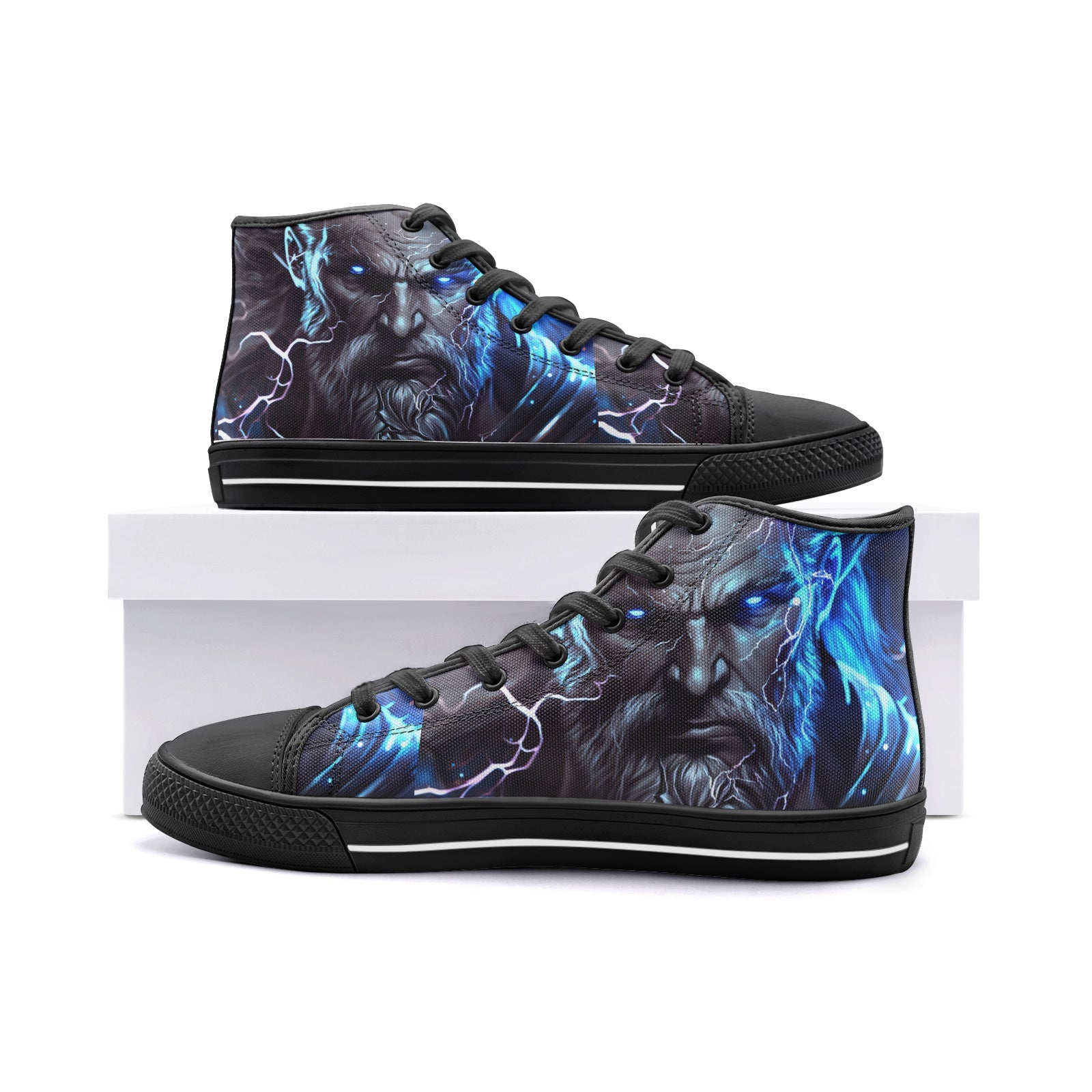 Thor custom Canvas (Unisex High Top Canvas Shoes)