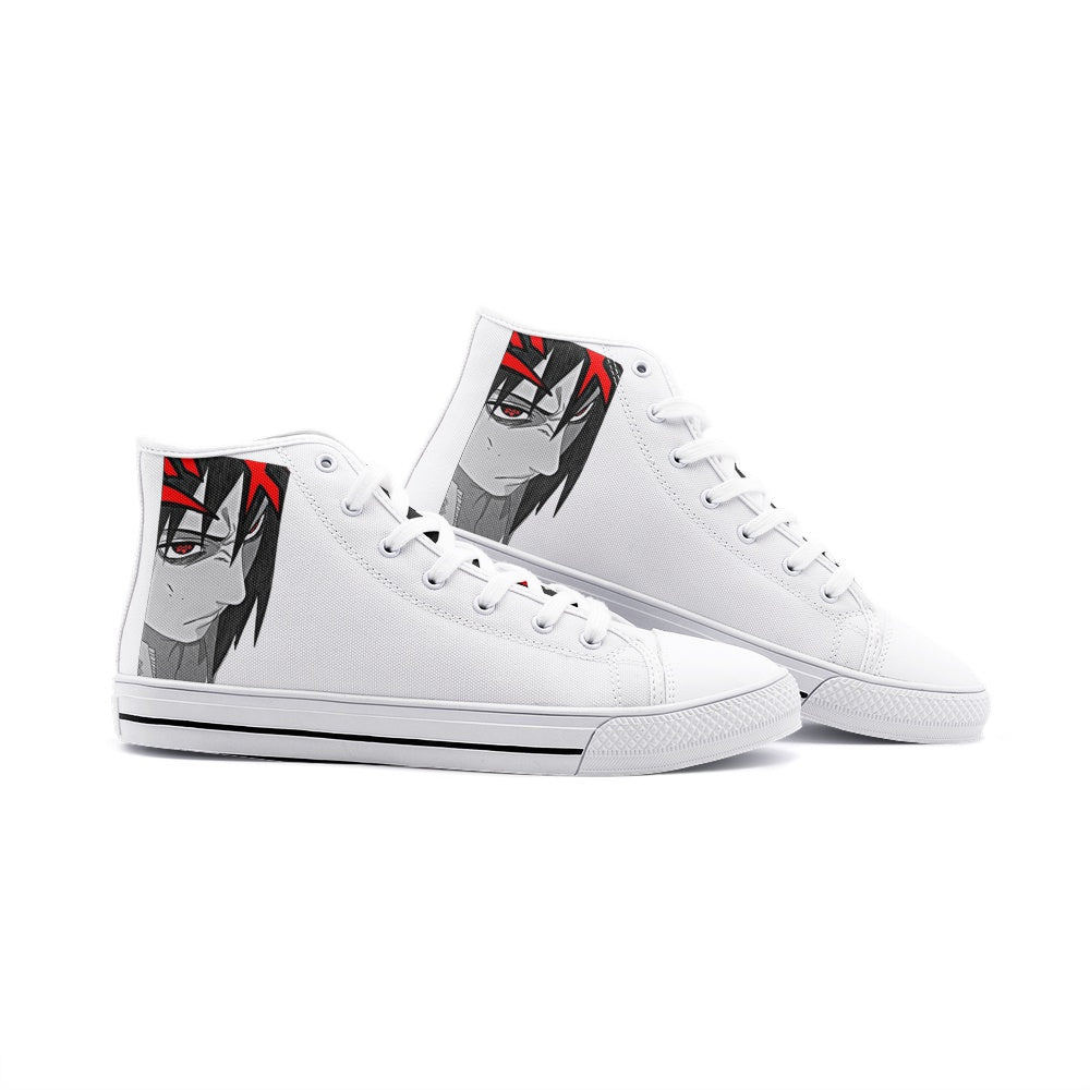 Uchiha Sasuke (Unisex High Top Canvas Shoes)