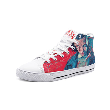 Eleven Edition (Unisex High Top Canvas Shoes)