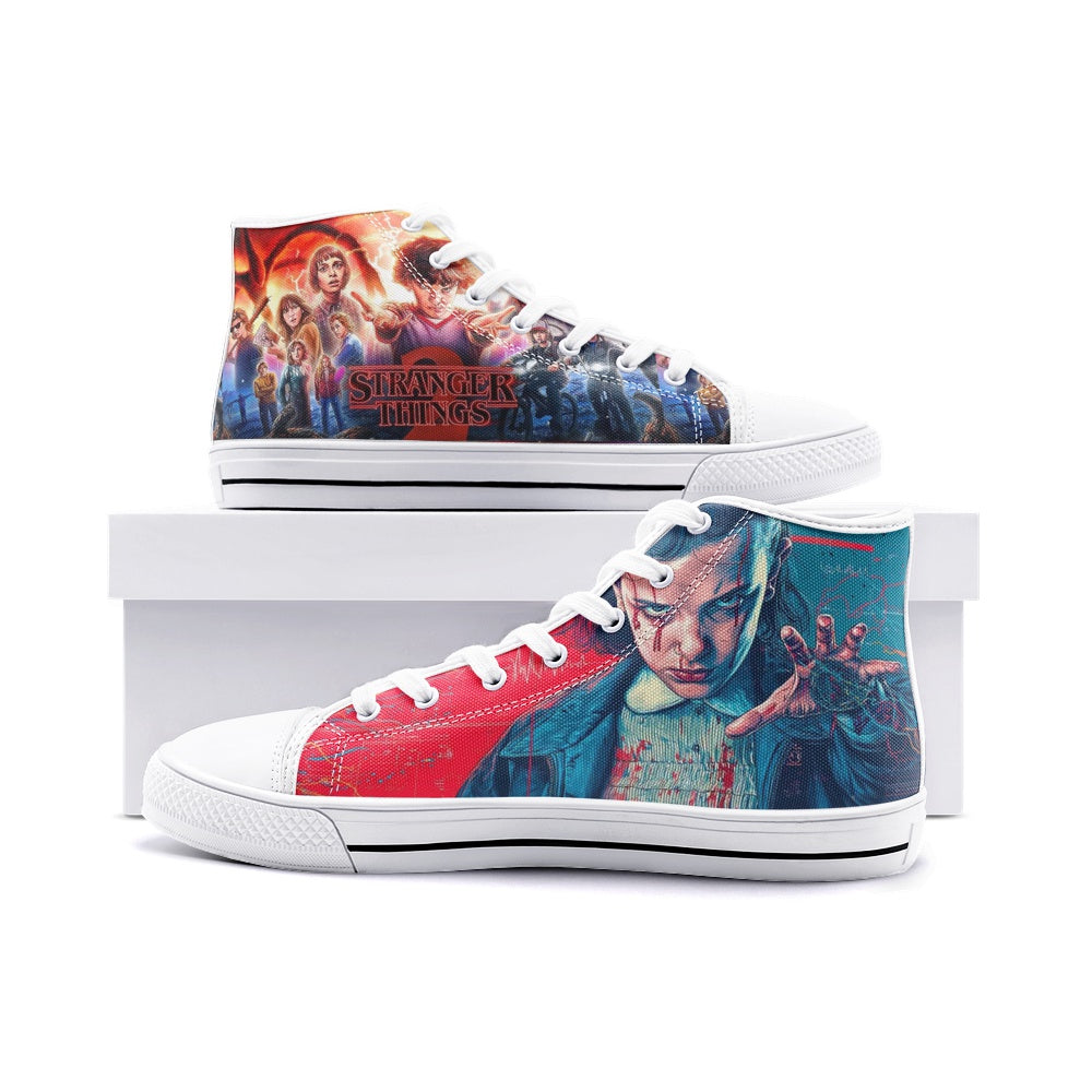 Eleven Edition (Unisex High Top Canvas Shoes)