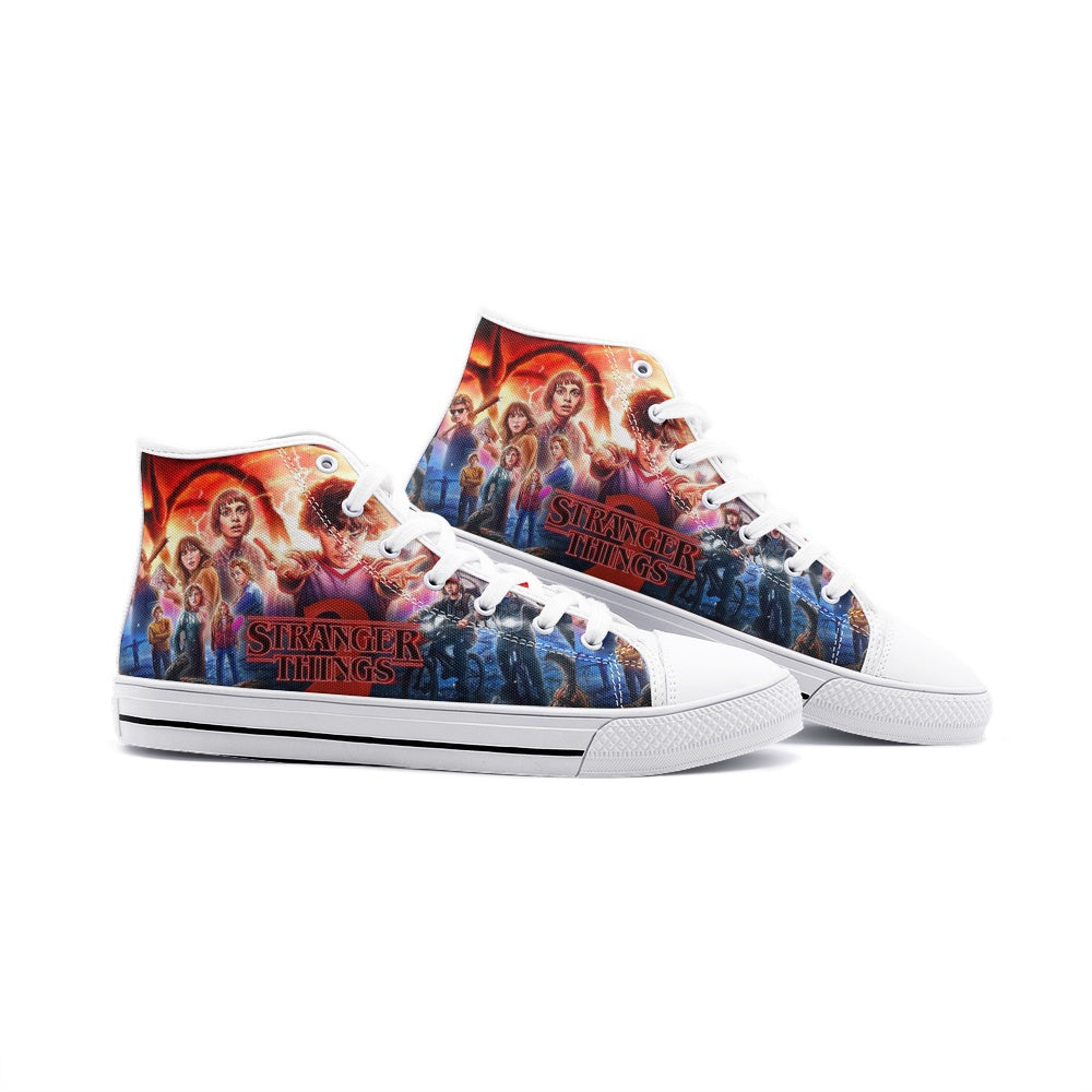 Eleven Edition (Unisex High Top Canvas Shoes)