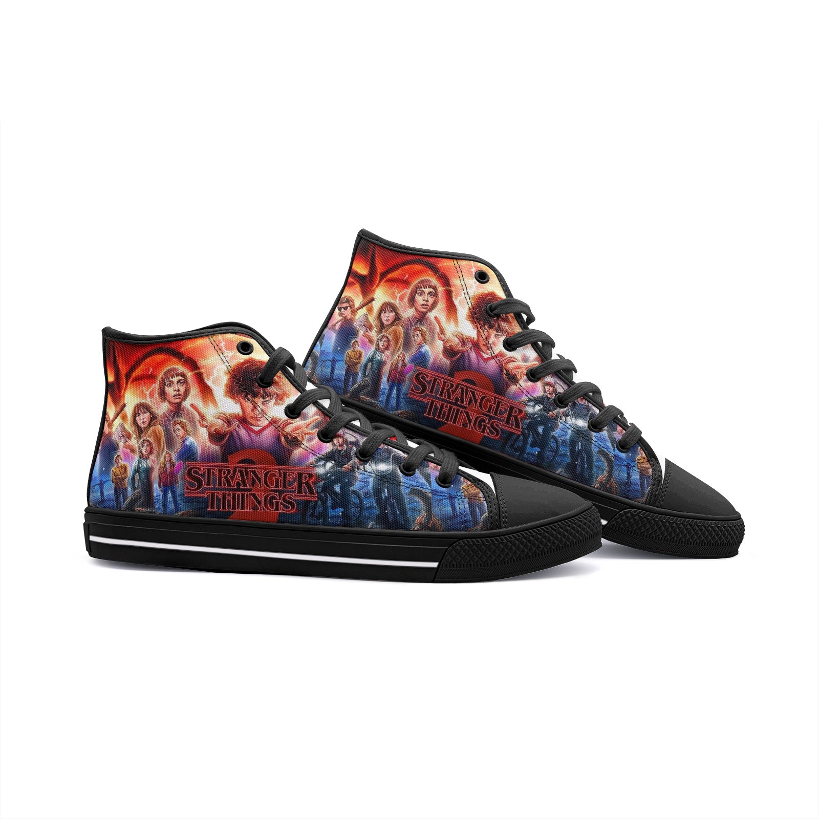 Eleven Edition (Unisex High Top Canvas Shoes)