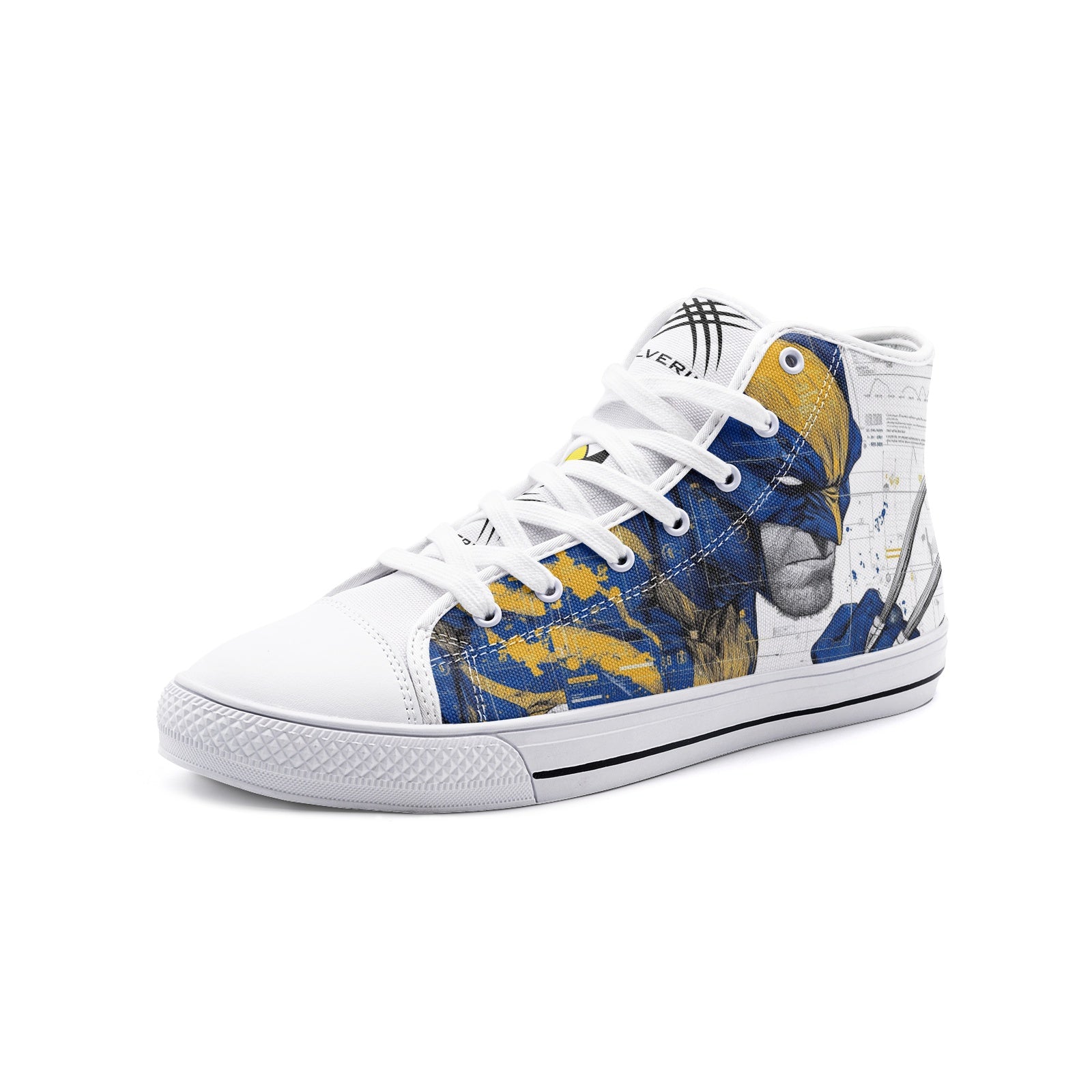 WolverineXMarvel (Unisex High Top Canvas Shoes)