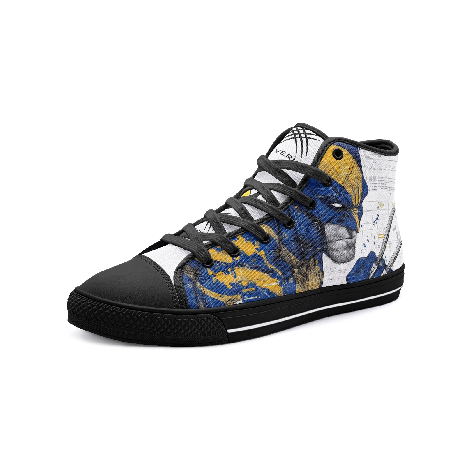 WolverineXMarvel (Unisex High Top Canvas Shoes)