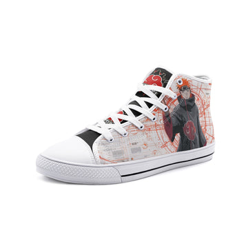 Akatsuki-Pain (Unisex High Top Canvas Shoes)
