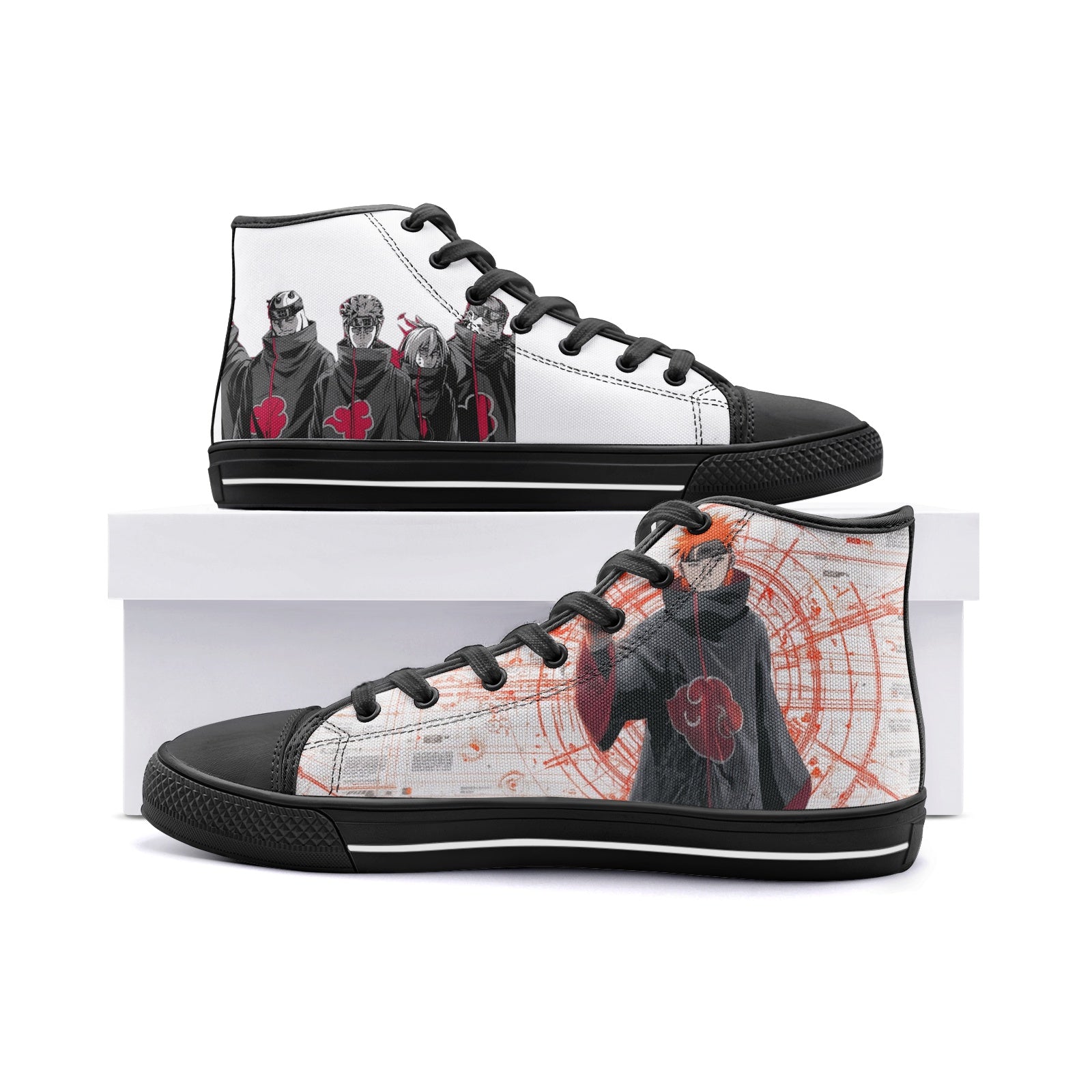Akatsuki-Pain (Unisex High Top Canvas Shoes)