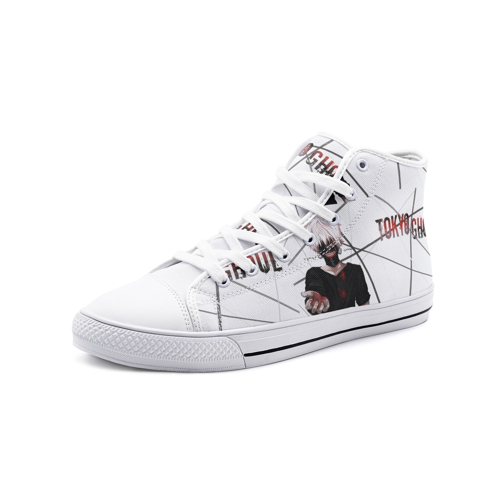 Tokyo Ghoul (Unisex High Top Canvas Shoes)